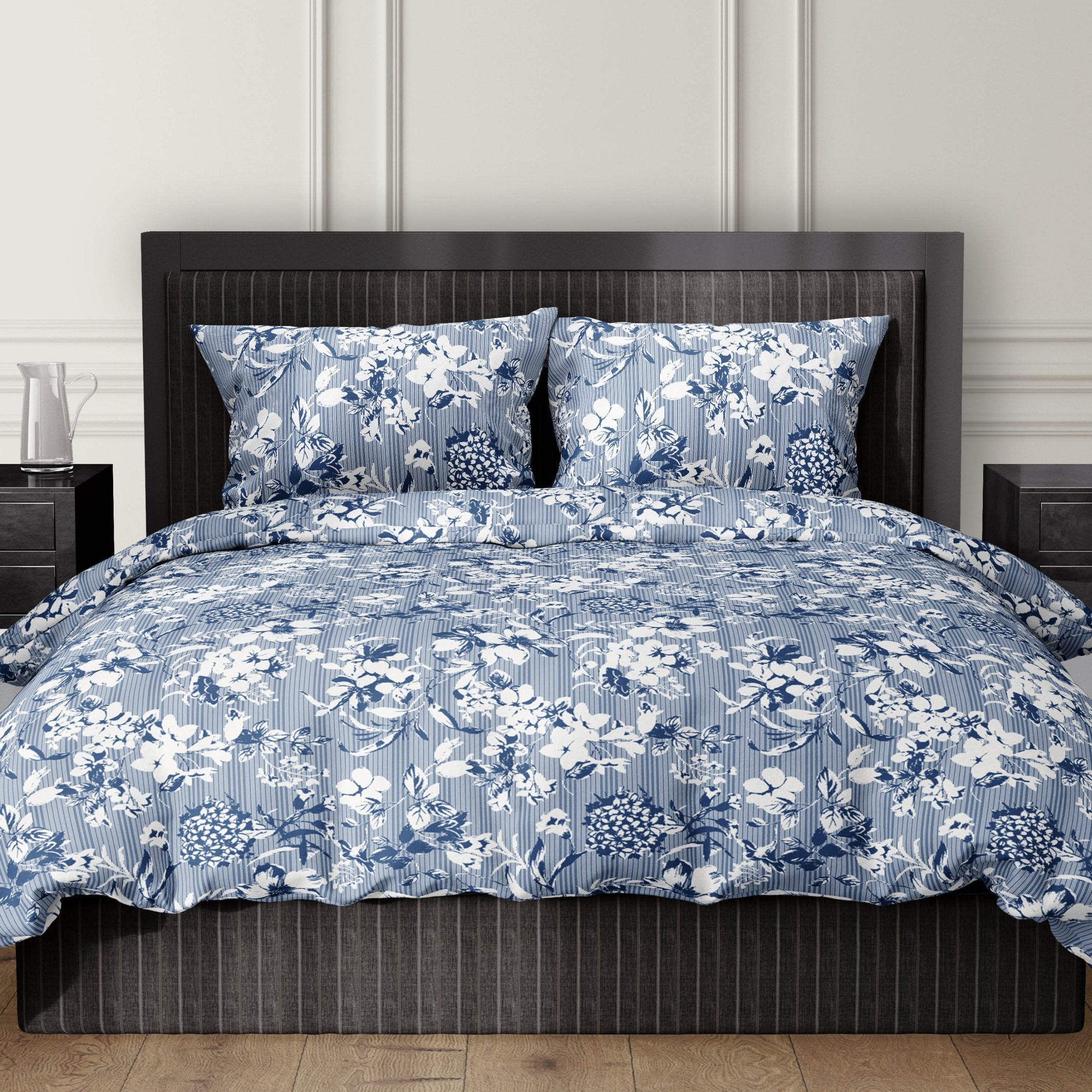 Romanette Bettbezug Baumwolle Victorine Blue