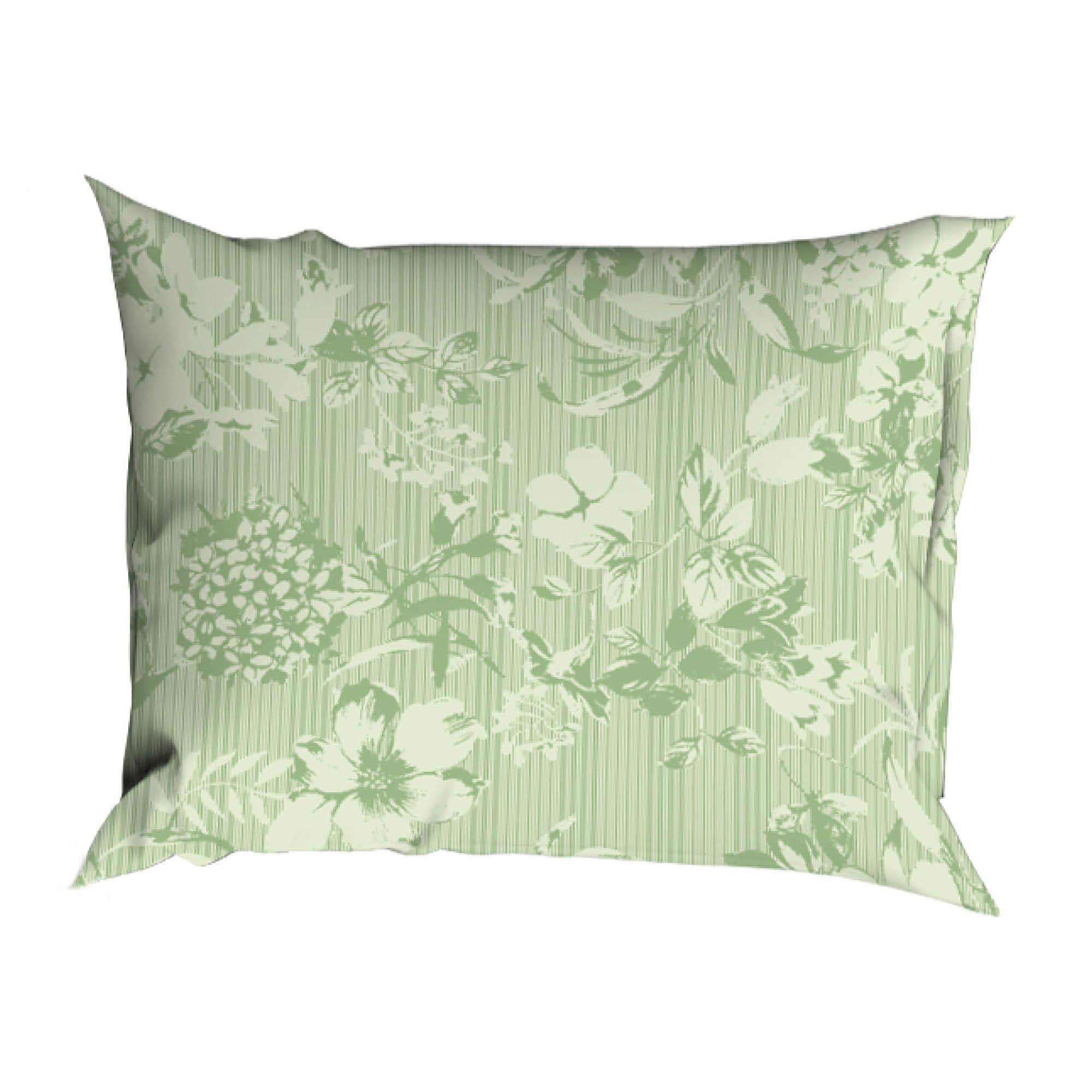 Housse de couette Romanette Coton Victorine Vert