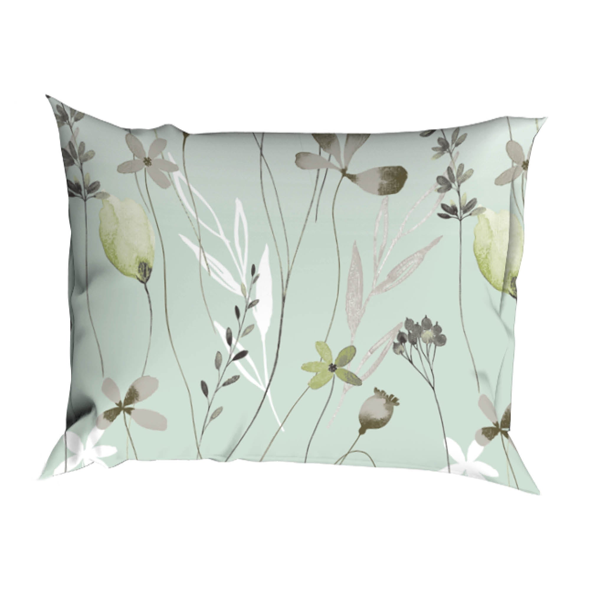 Satin d'Or Dekbedovertrek Satijn Zizi - Dusty Green