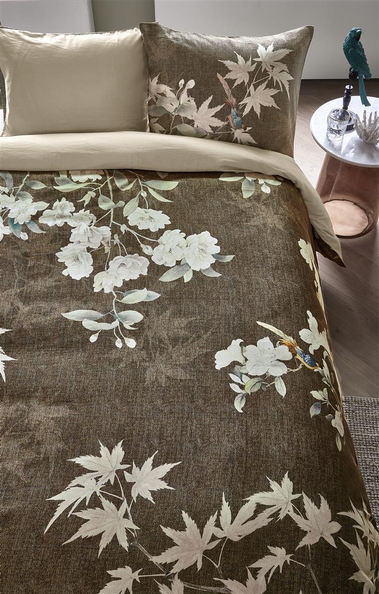 Housse de couette Beddinghouse en coton Thalasa marron