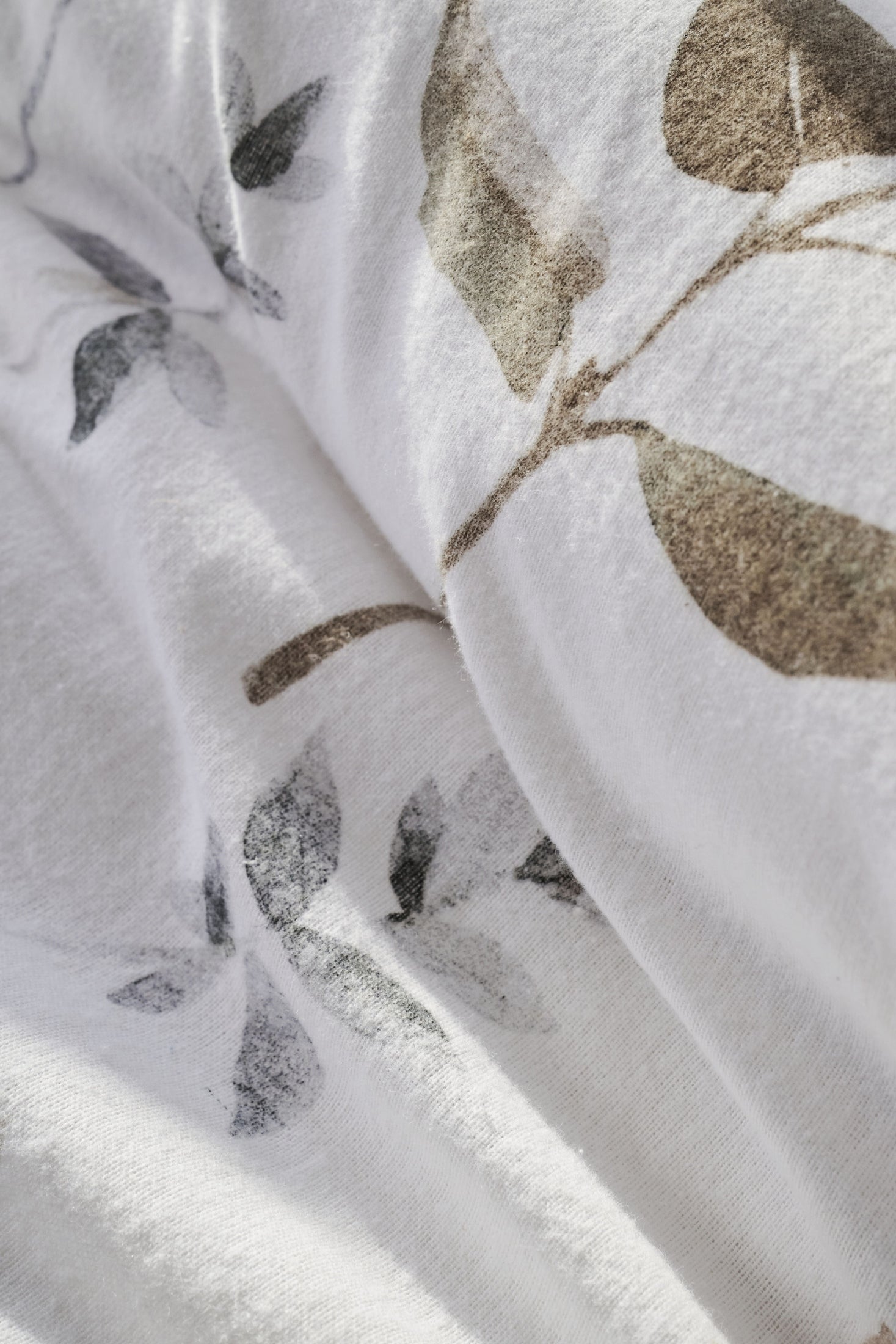 Ariadne at Home Dekbedovertrek Flanel Twigs Wit