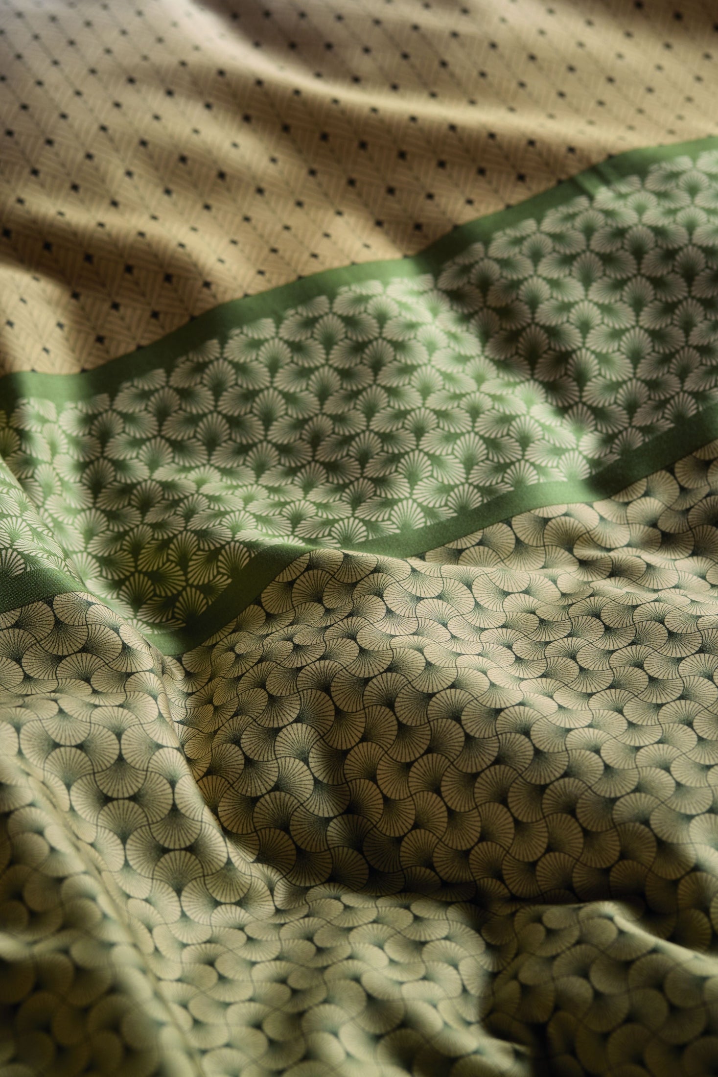 Beddinghouse Dekbedovertrek Lyocell Carter Groen