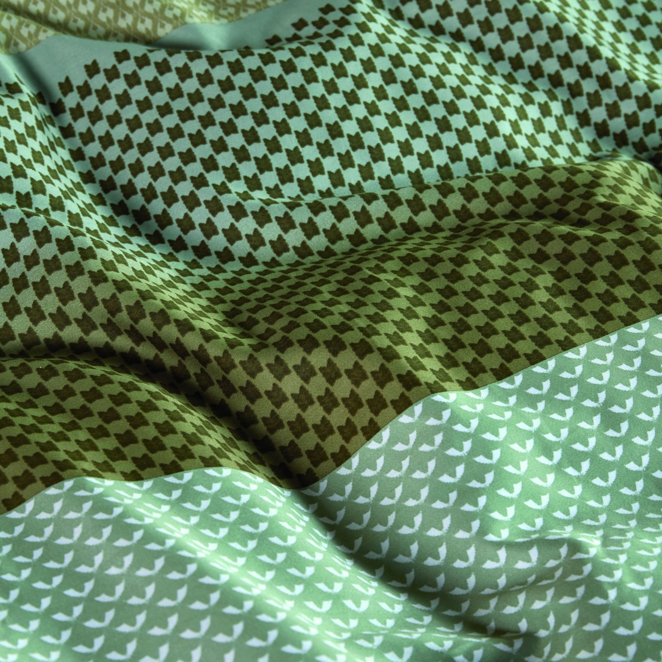 Beddinghouse Dekbedovertrek Satijn Marthe Groen