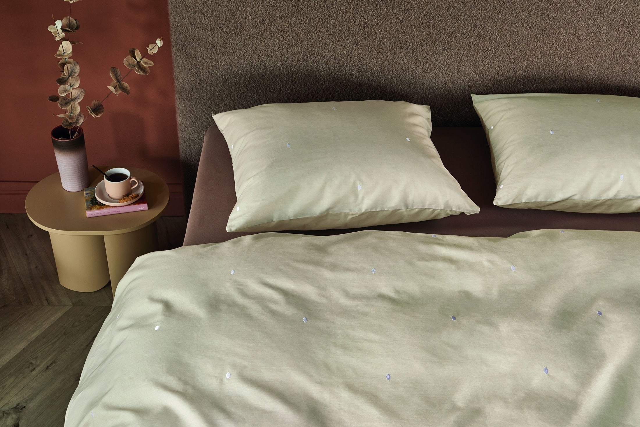 Beddinghouse Dekbedovertrek Katoen Monsoon Zand