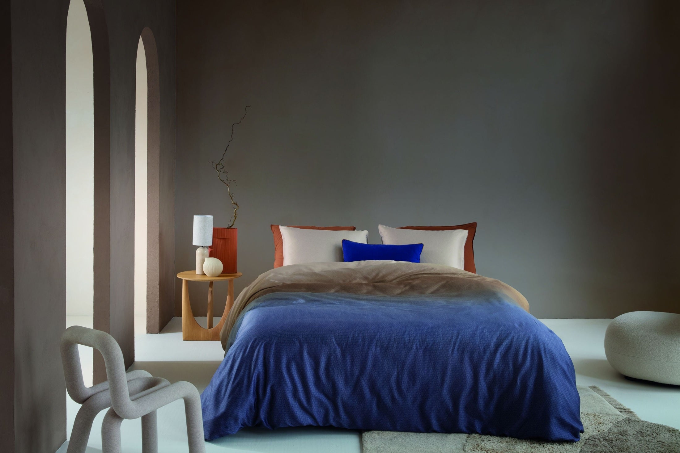 Beddinghouse Dekbedovertrek Lyocell Ruth Blauw