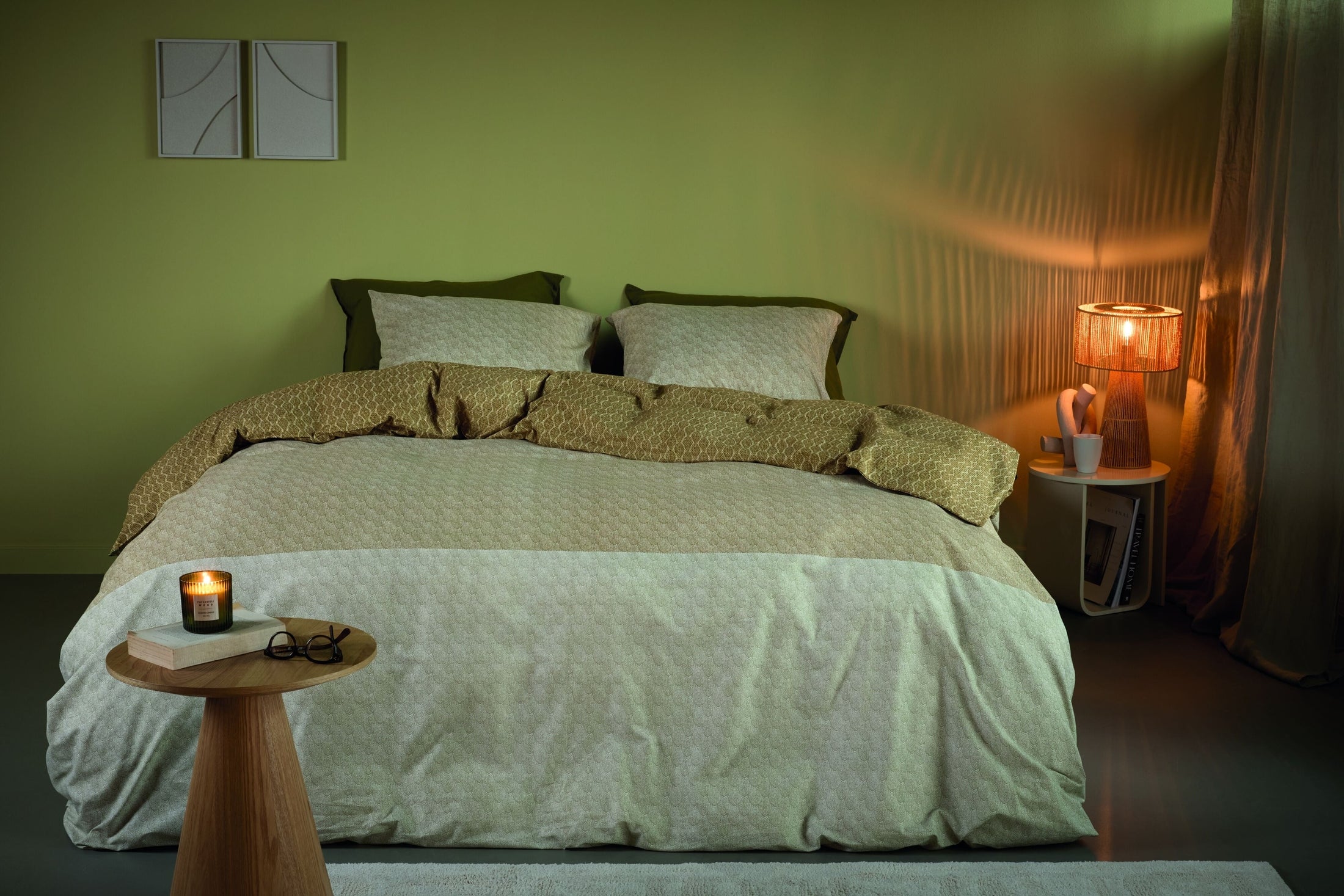 Beddinghouse Dekbedovertrek Katoen Sanna Goud