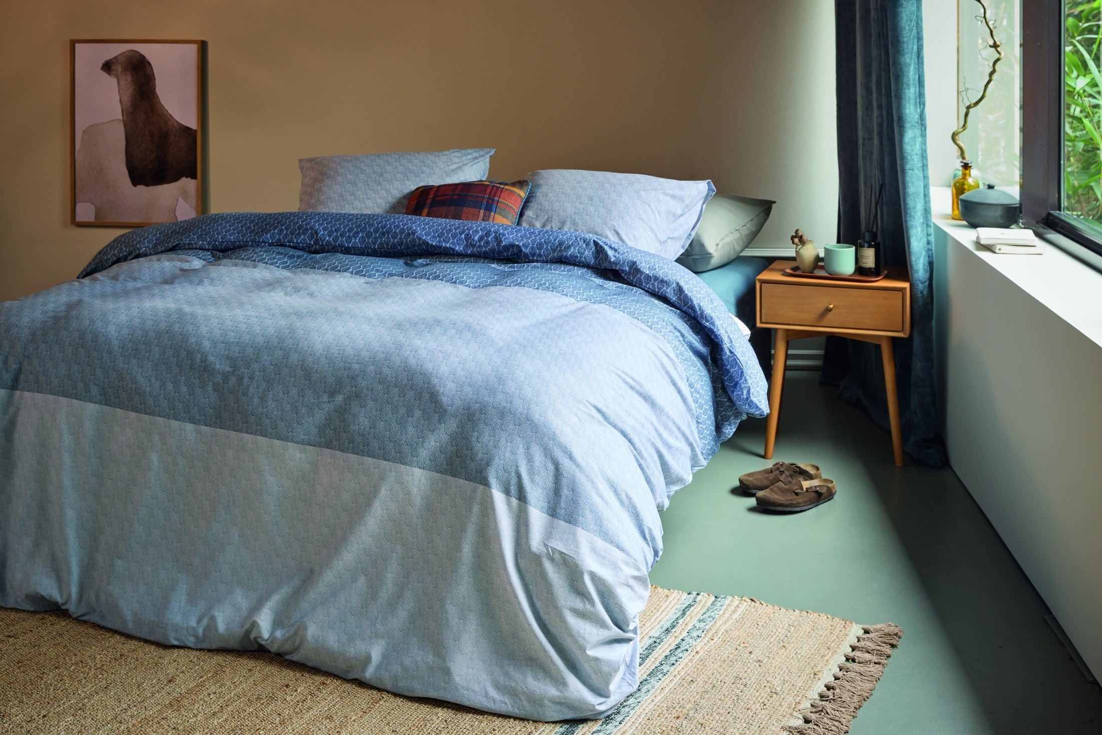 Beddinghouse Dekbedovertrek Katoen Sanna Blauw