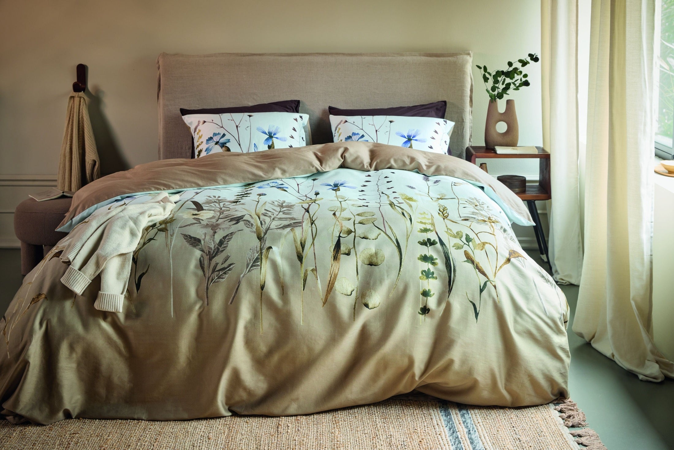 Beddinghouse Dekbedovertrek Satijn Sofia Naturel