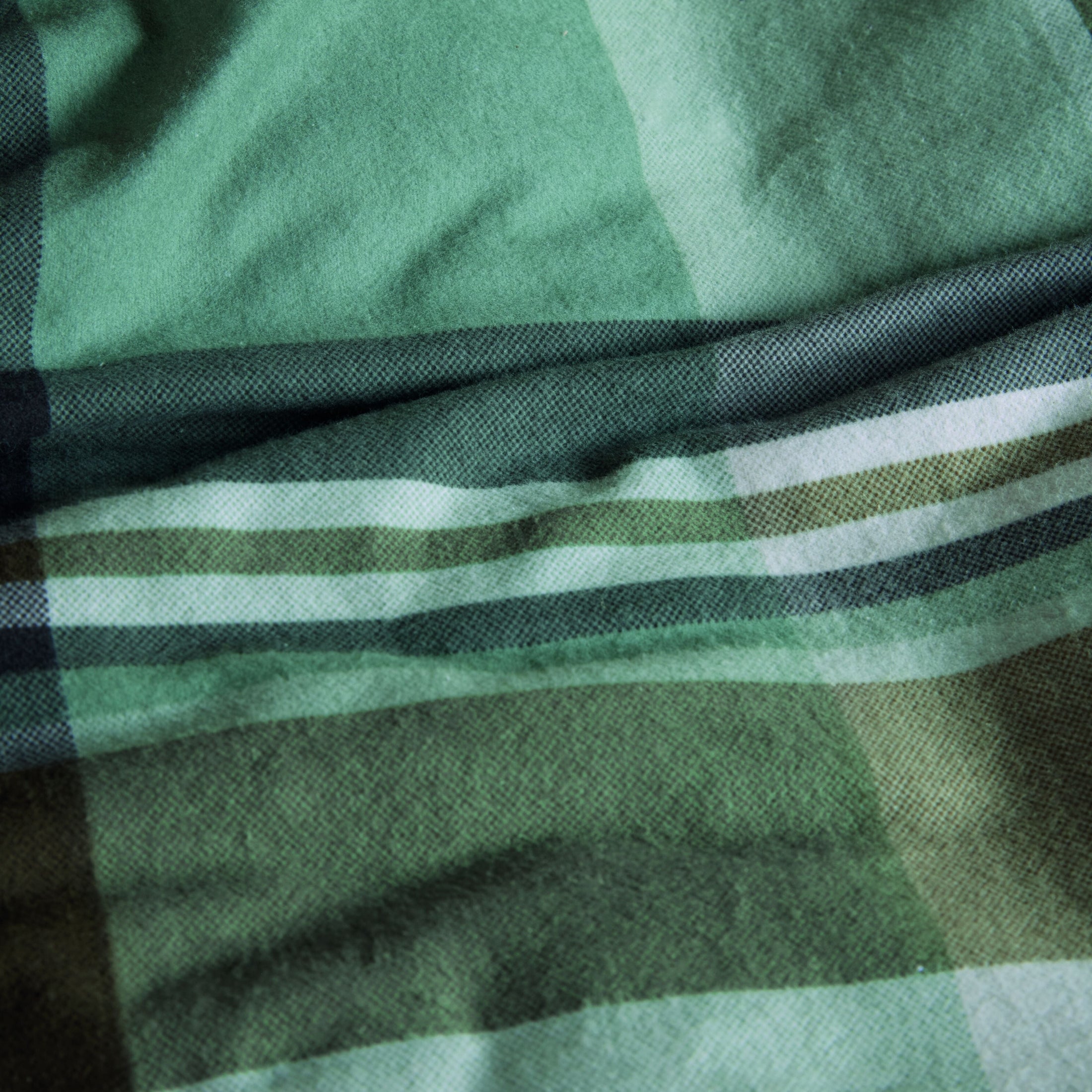 Beddinghouse Dekbedovertrek Flanel Vernon Groen