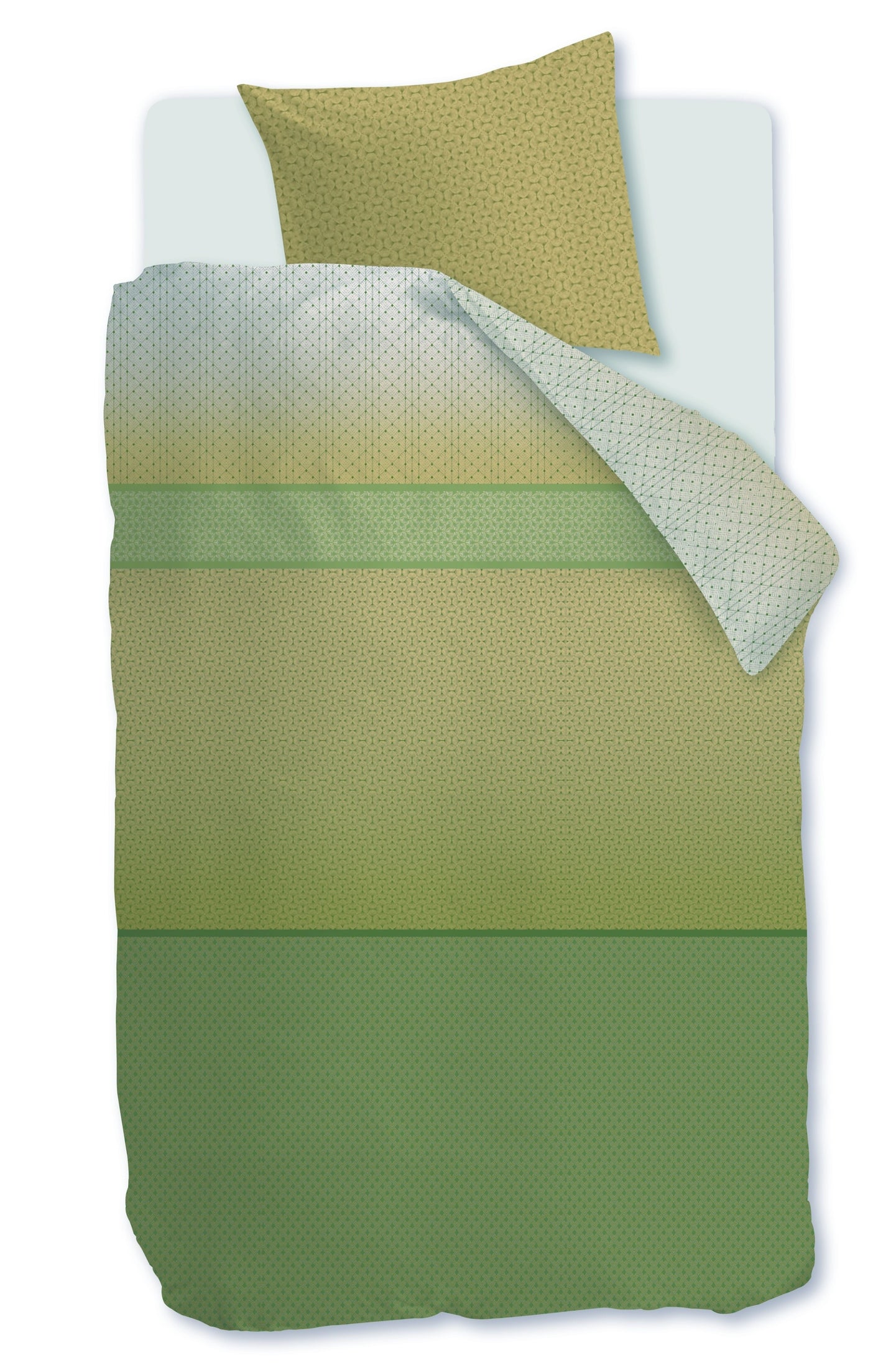 Beddinghouse Dekbedovertrek Lyocell Carter Groen