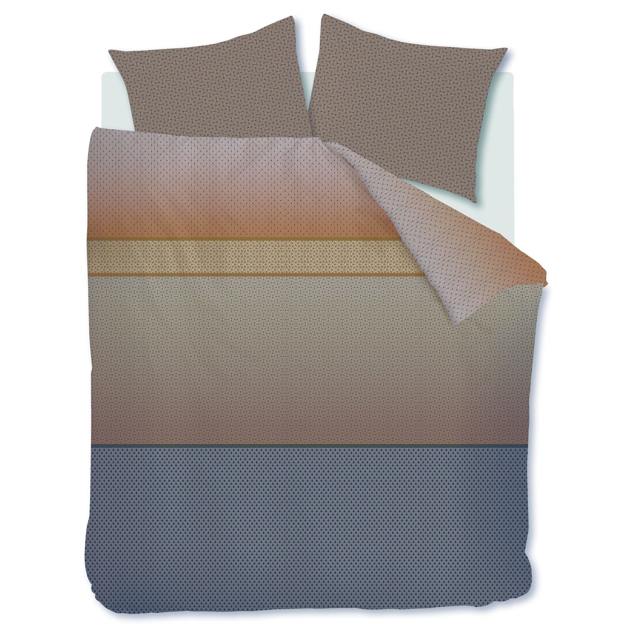 Beddinghouse Dekbedovertrek Lyocell Carter Bruin