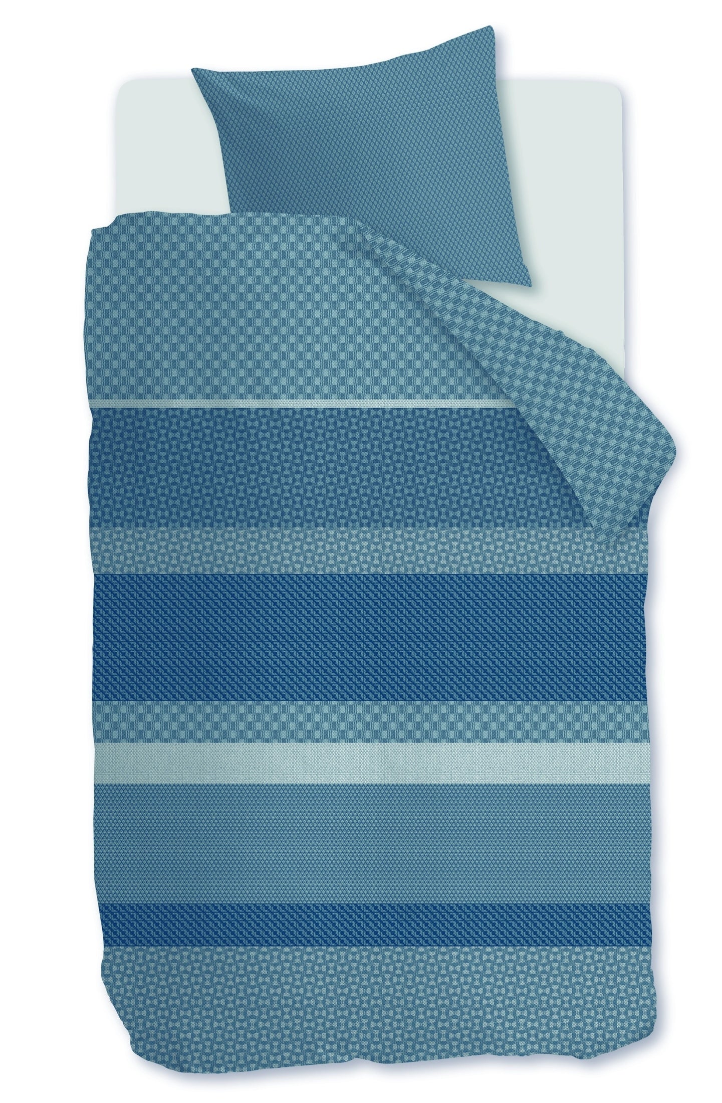 Beddinghouse Dekbedovertrek Flanel Fera Blauw