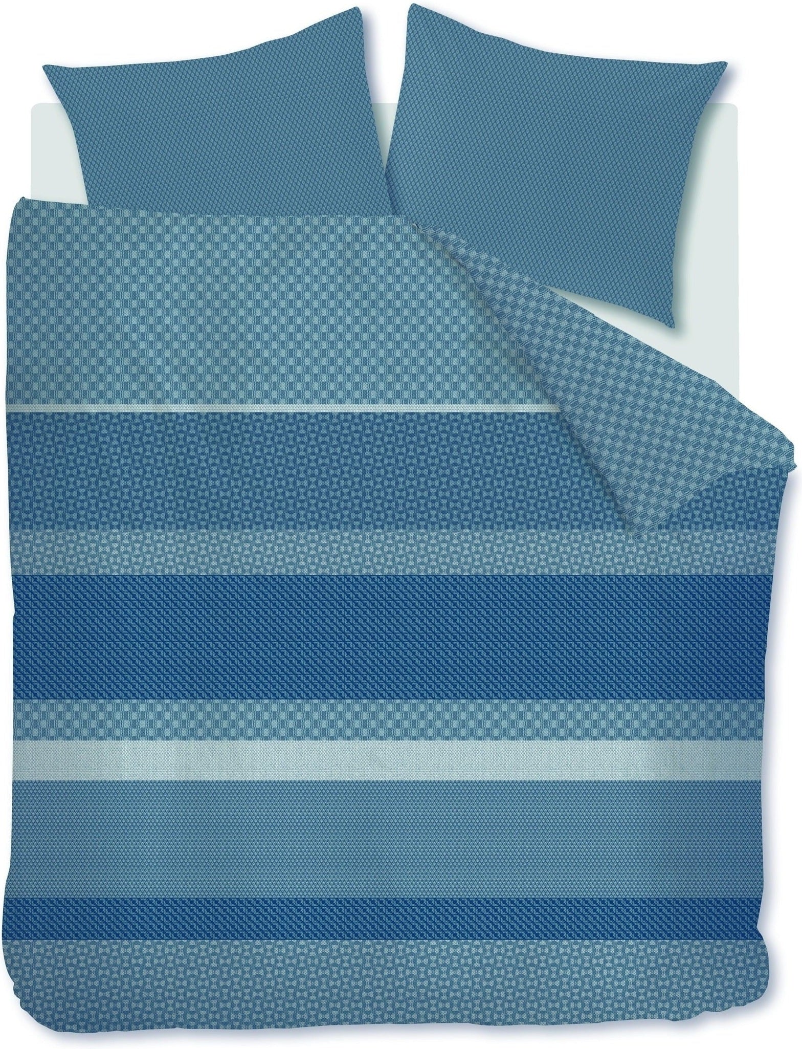 Beddinghouse Dekbedovertrek Flanel Fera Blauw