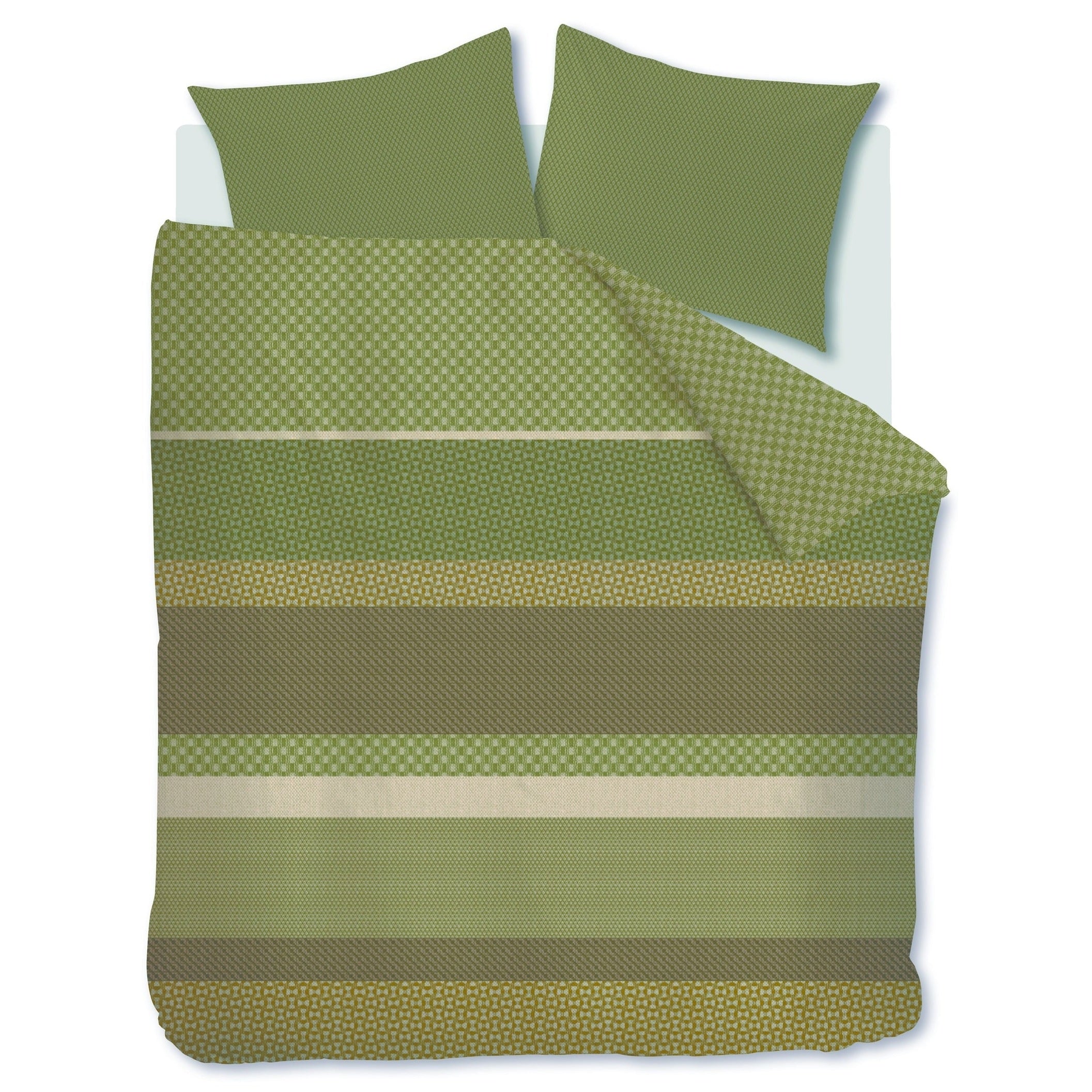 Beddinghouse Dekbedovertrek Flanel Fera Groen