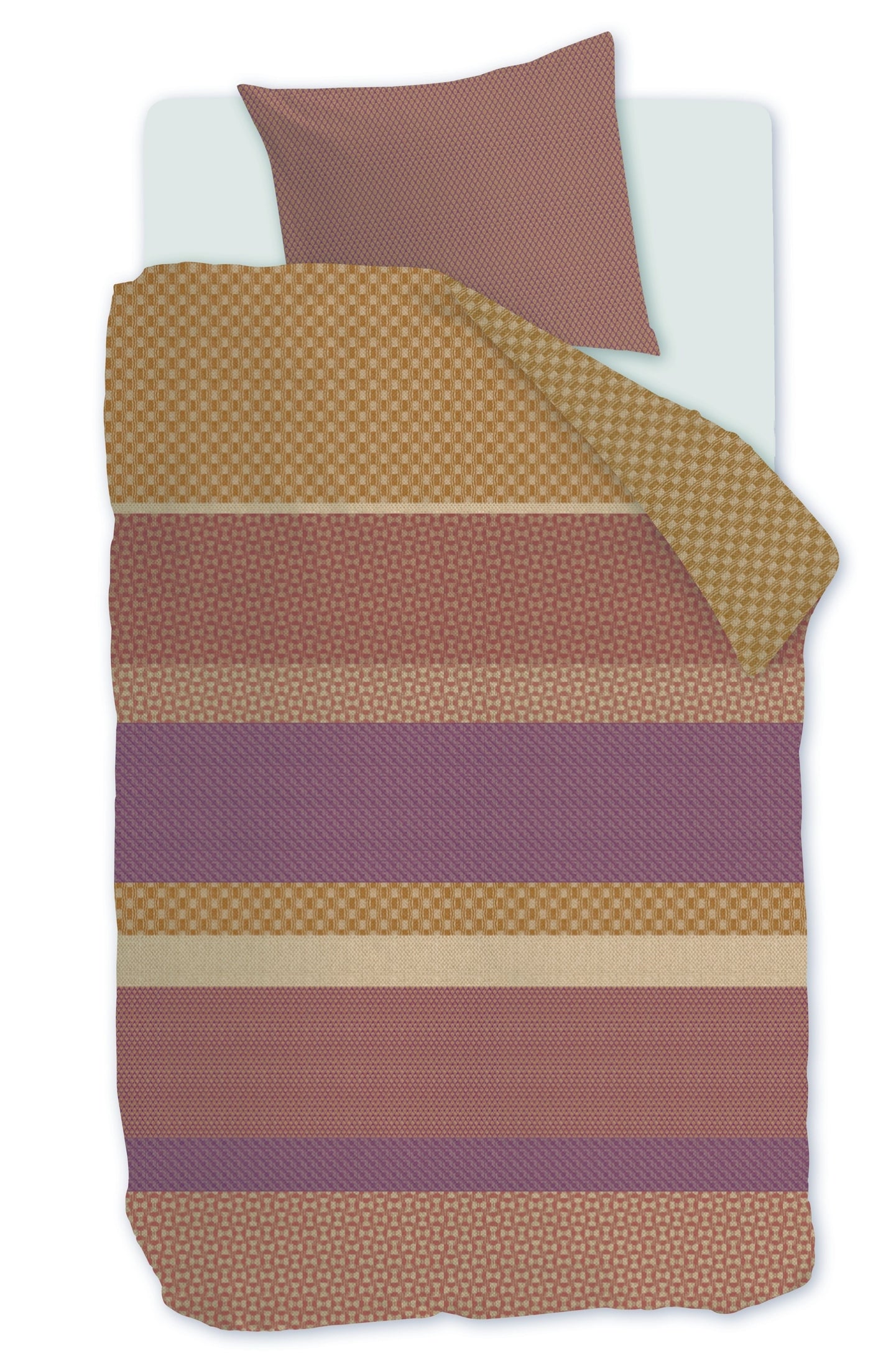 Beddinghouse Dekbedovertrek Flanel Fera Bruin