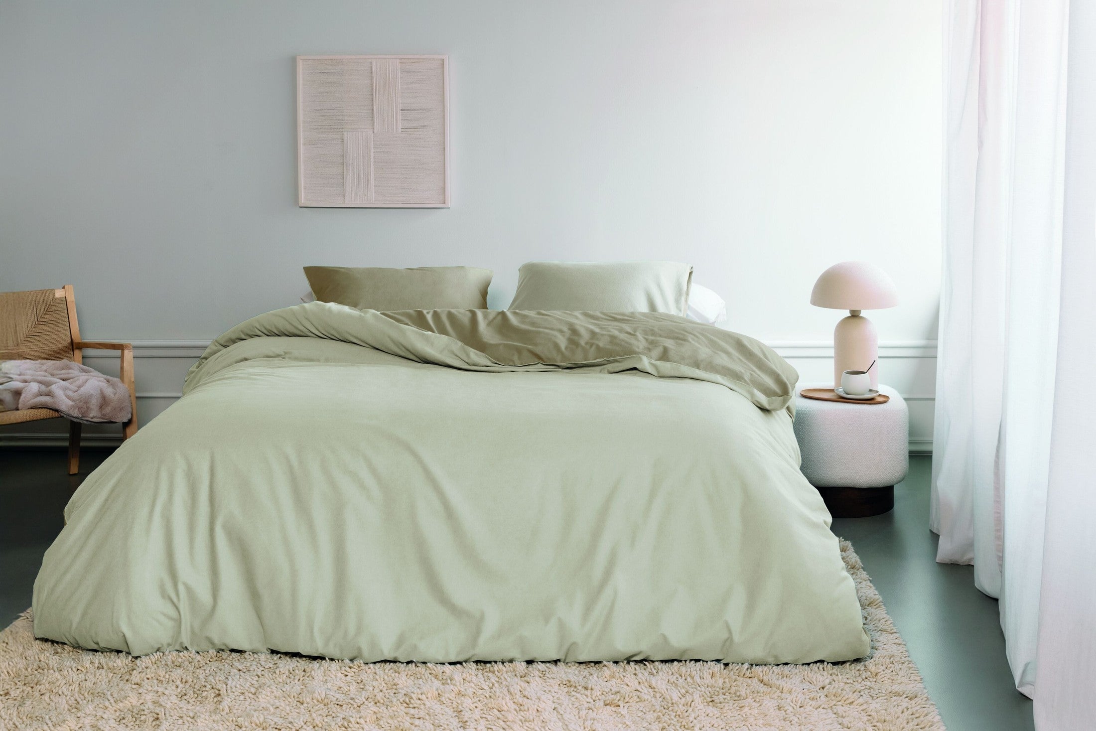 Beddinghouse Dekbedovertrek Flanel Warm Zand