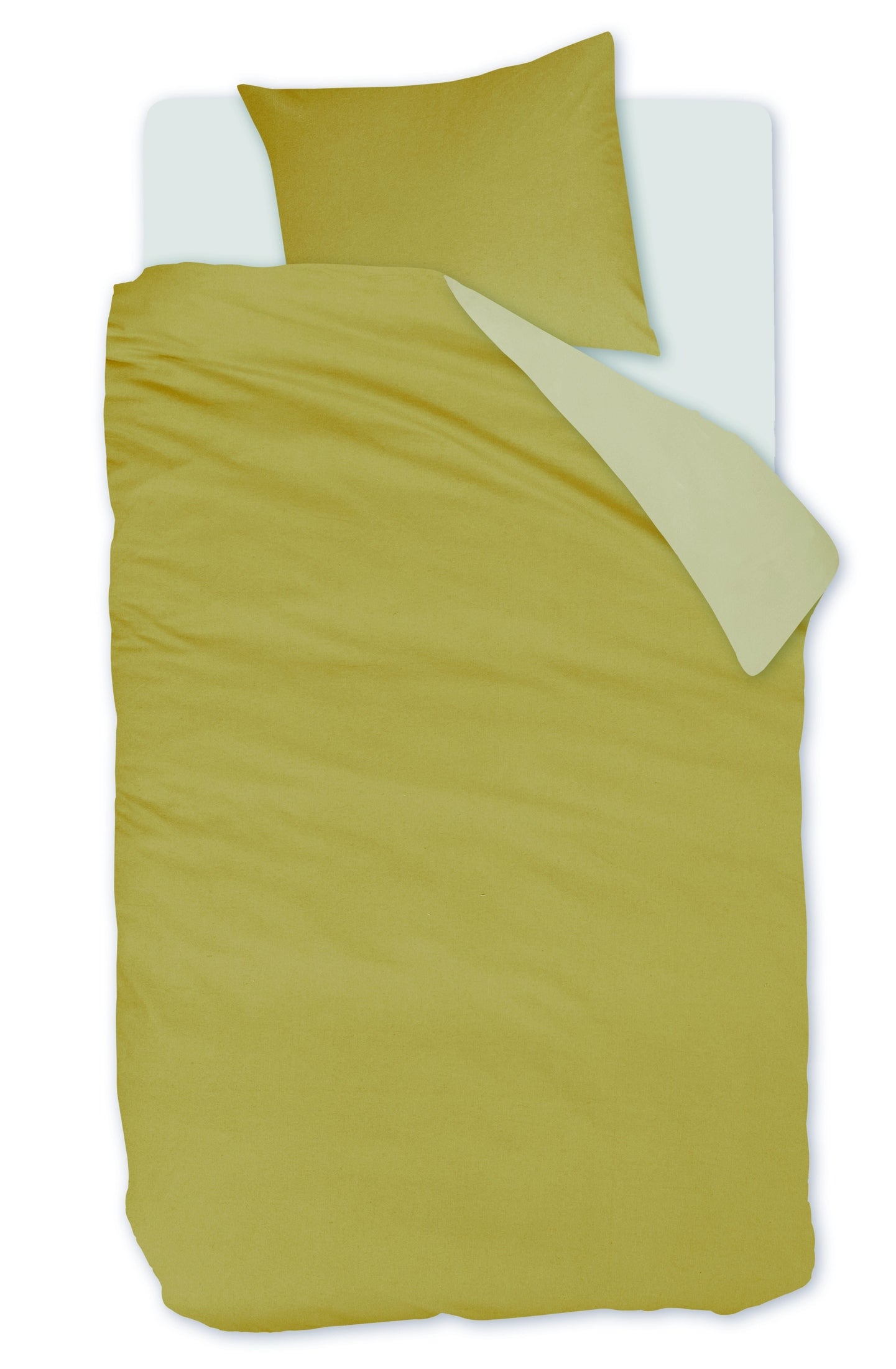 Beddinghouse Dekbedovertrek Flanel Warm Geel
