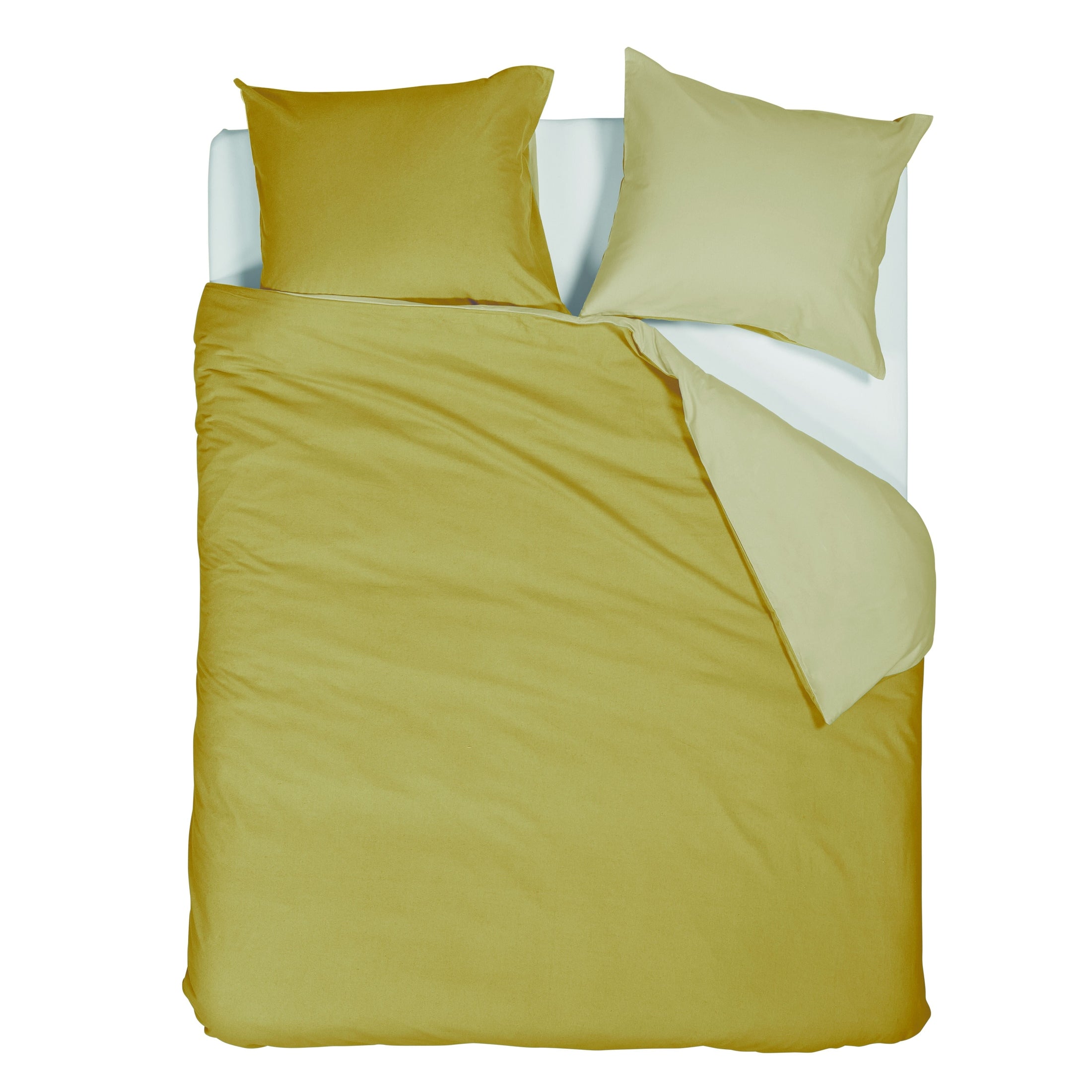 Beddinghouse Dekbedovertrek Flanel Warm Geel