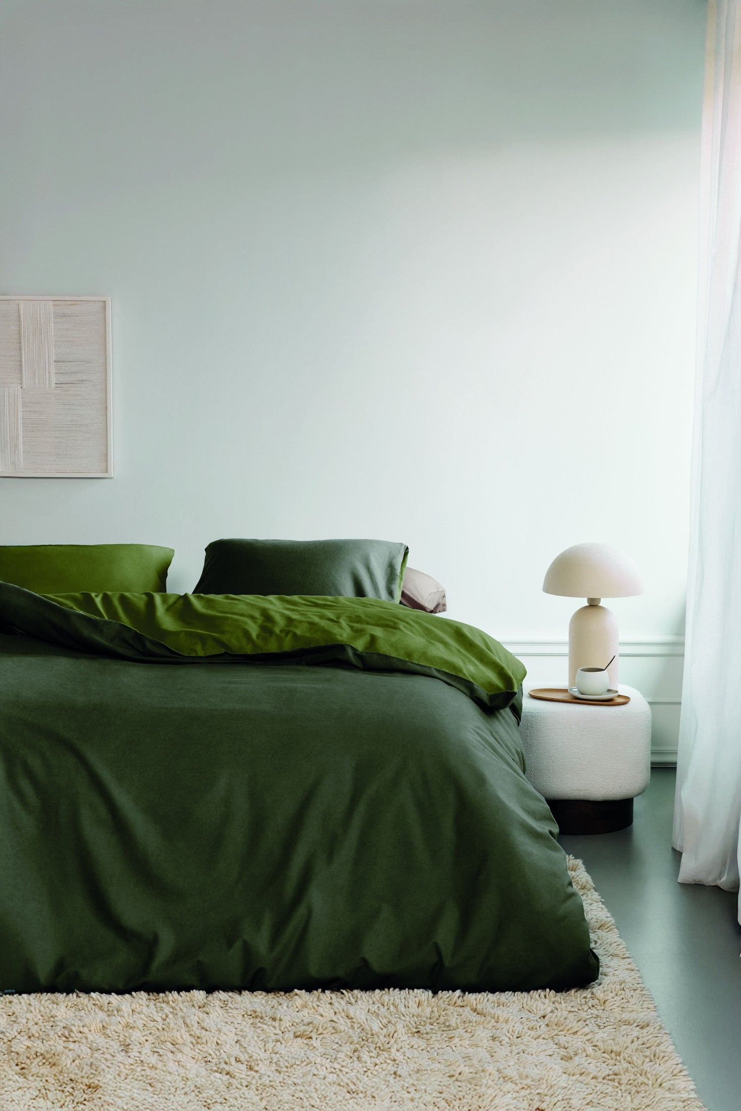 Beddinghouse Dekbedovertrek Flanel Warm Groen