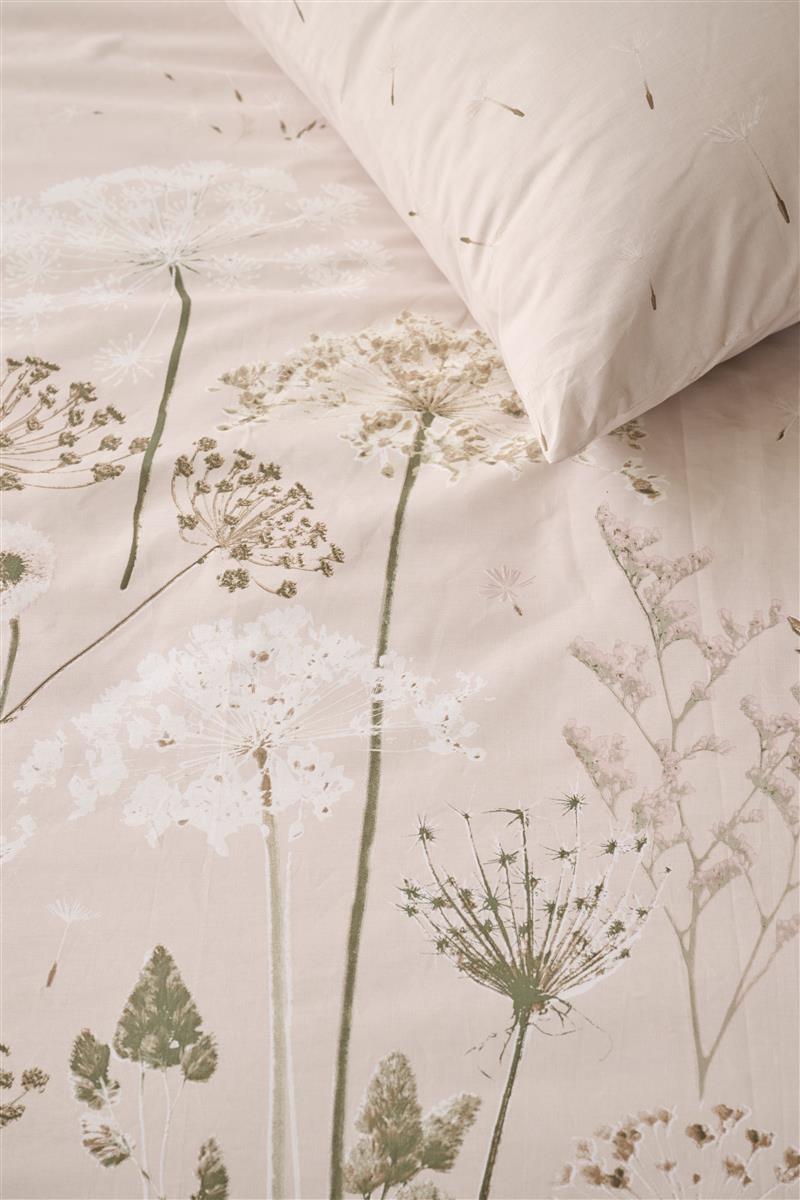 Housse de couette Ariadne at Home en coton rose doux