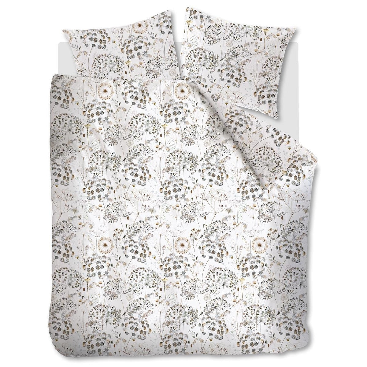 Ariadne at Home Housse de couette Flanelle Windy Blanc cassé