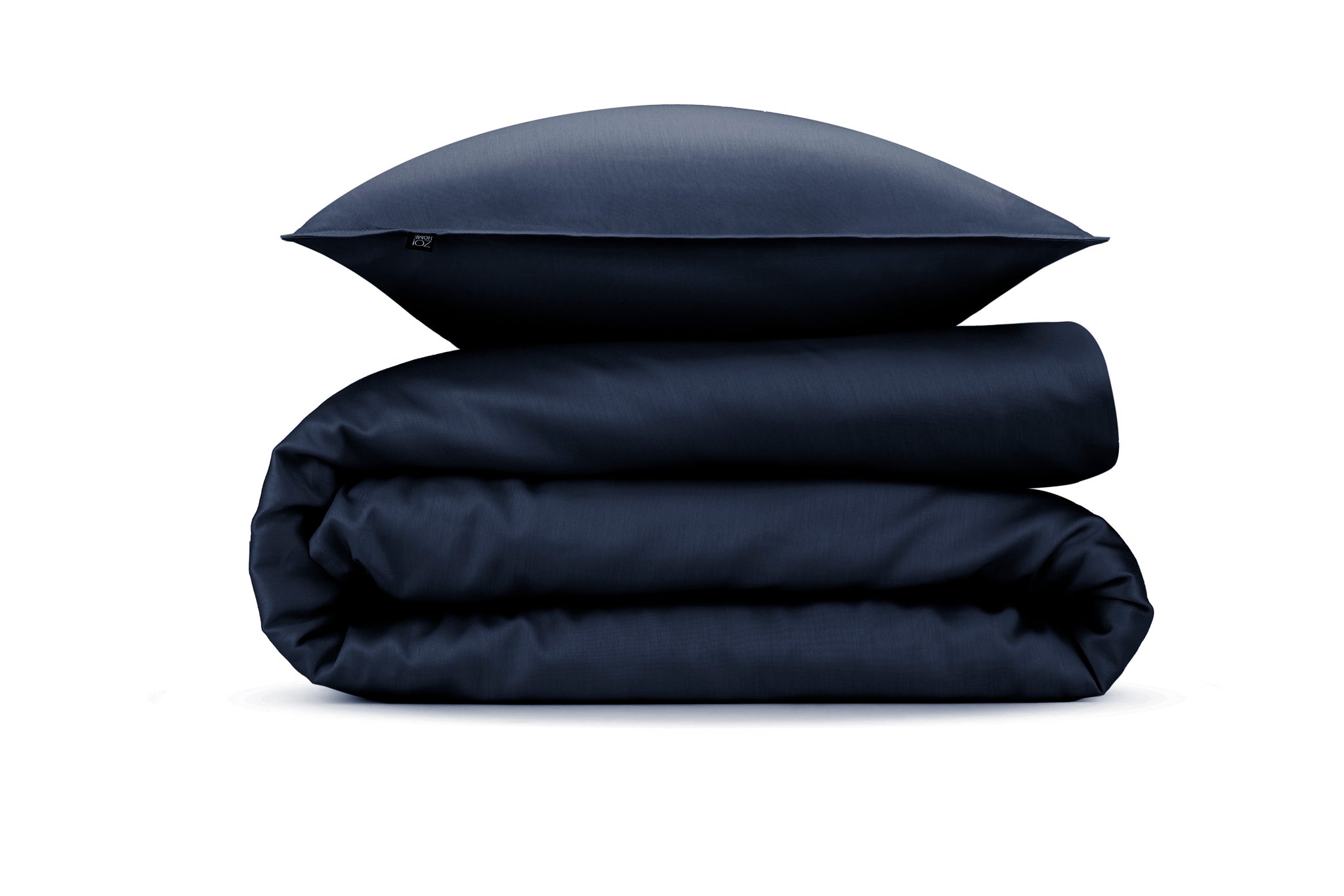 Zo Home Housse de couette Satin Satinado Bleu Marine