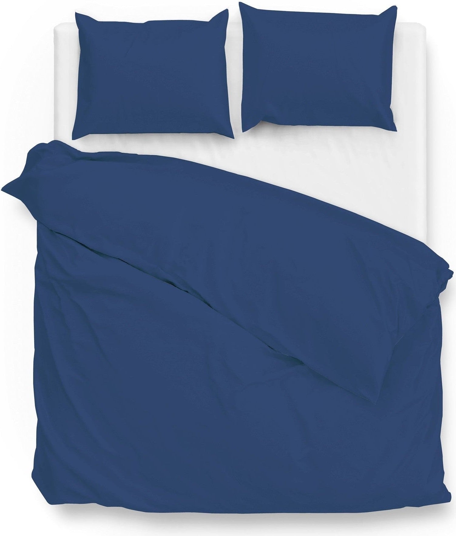 Zo Home Housse de couette Satin Satinado Soirée Bleu
