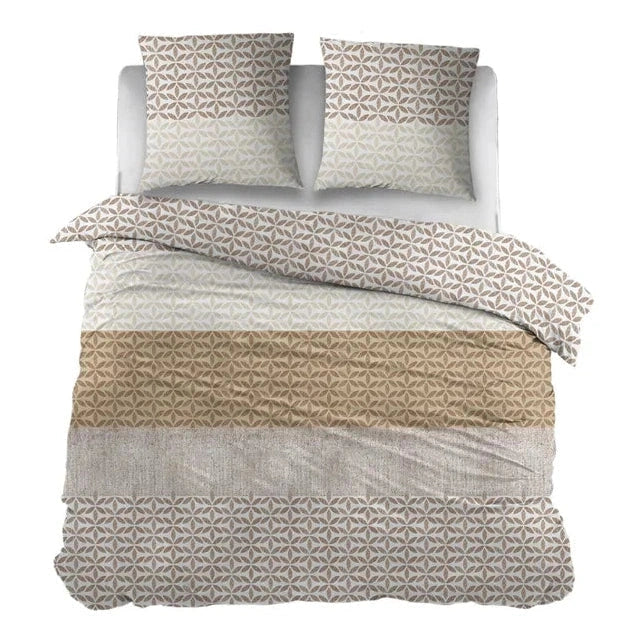 Sleepnight Housse de Couette Coton Alice Beige