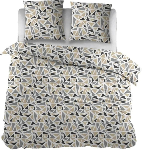 Parure de draps Sleepnight en coton gris ambré