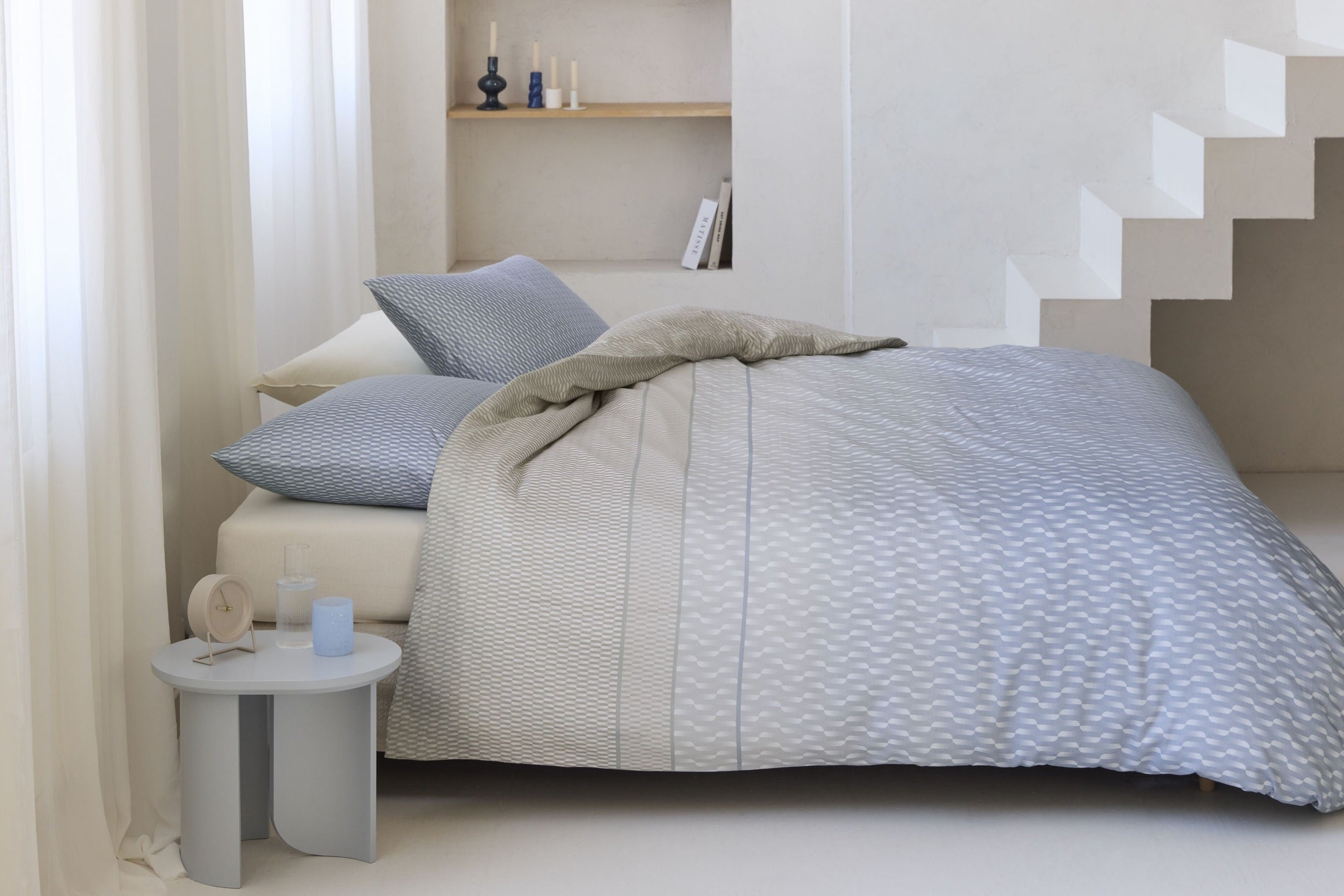 Housse de couette Lyocell Archer de Beddinghouse - Bleu