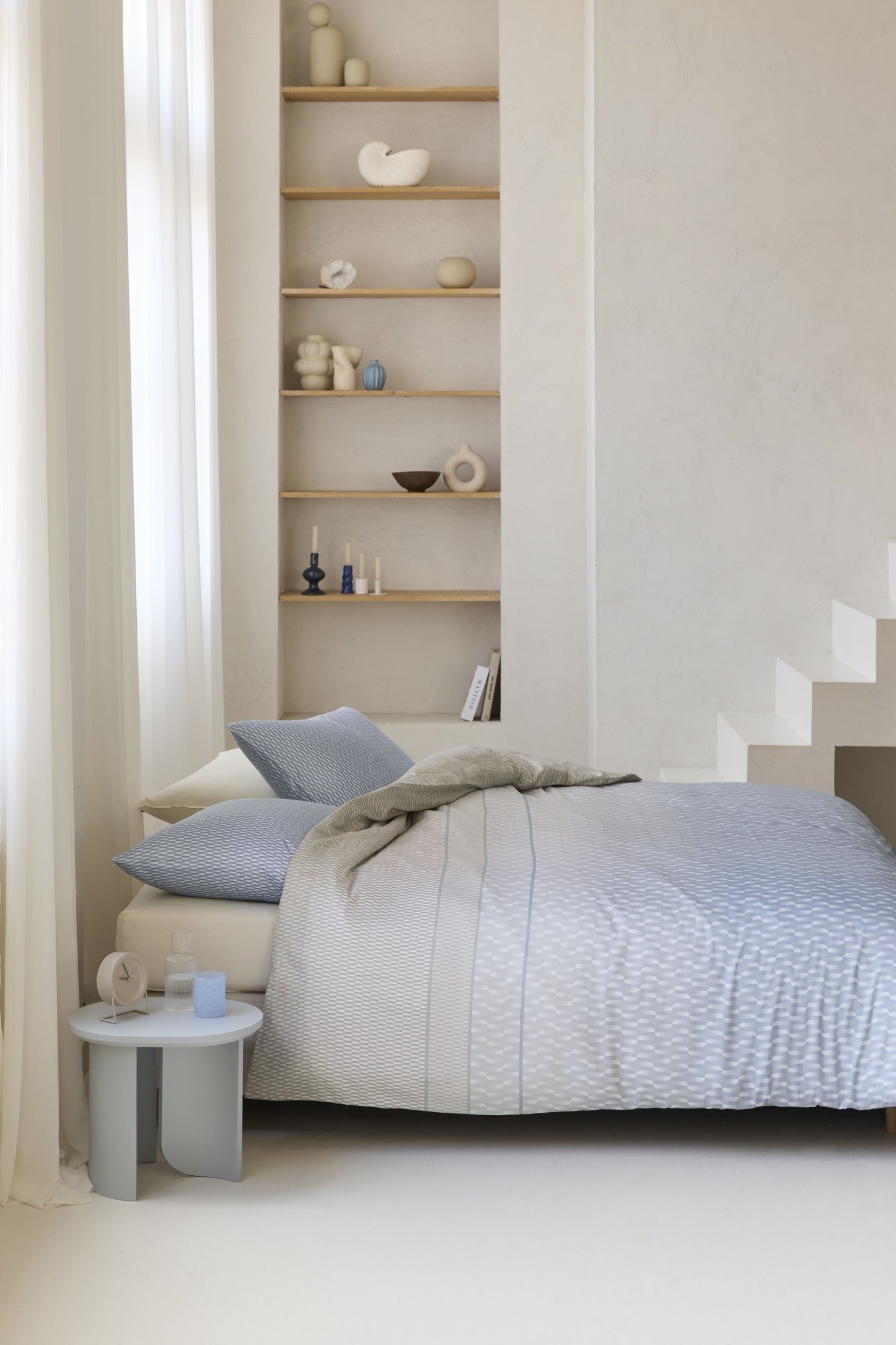 Housse de couette Lyocell Archer de Beddinghouse - Bleu