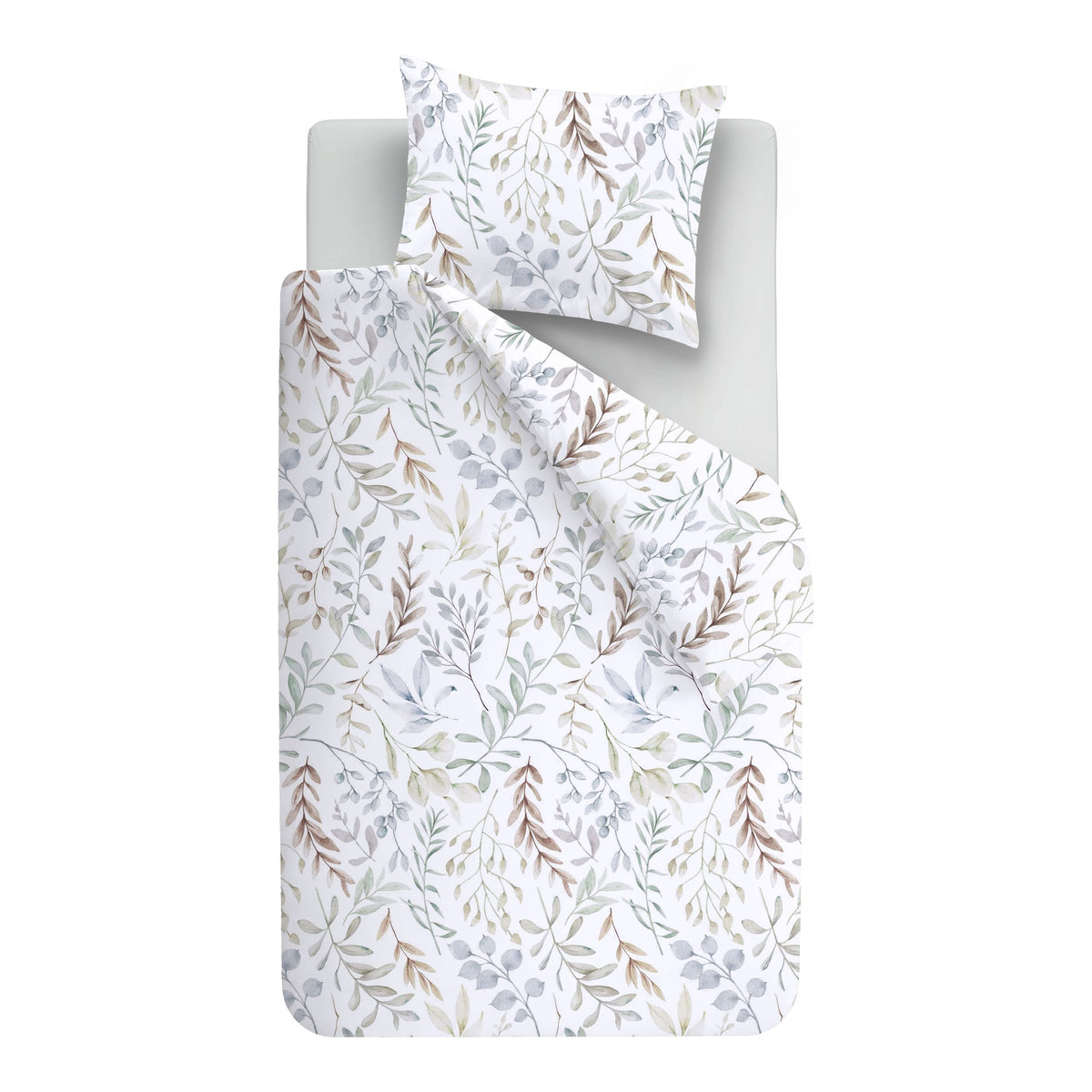 Ariadne at Home Dekbedovertrek Flanel Whirl Wit