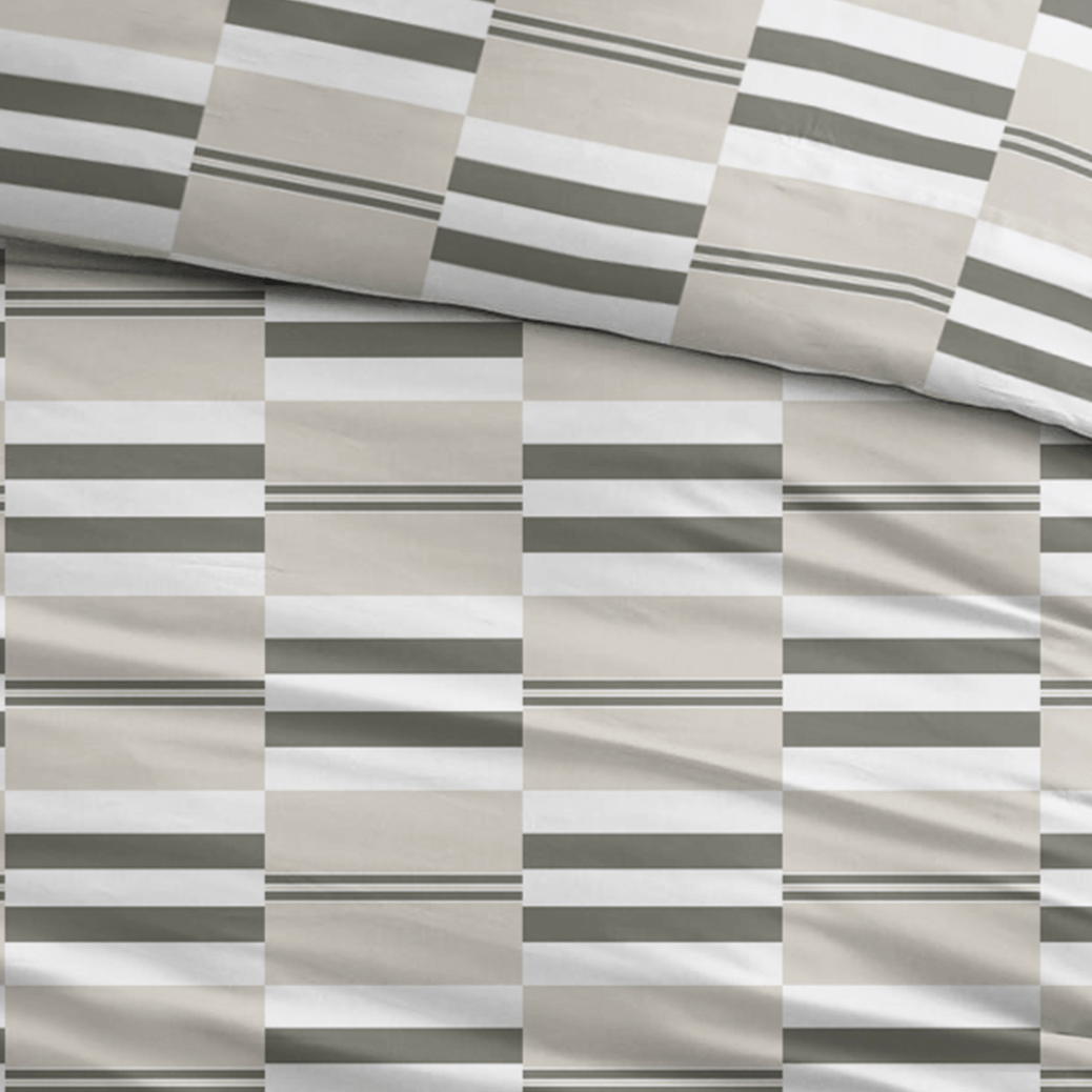 Sleepnight Bettbezug Baumwolle Barbara Grau