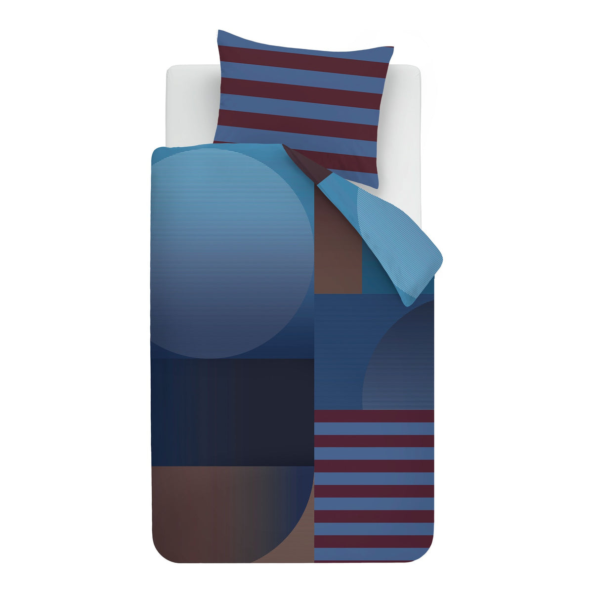 Beddinghouse Dutch Design Dekbedovertrek Satijn Electric Avenue Blauw