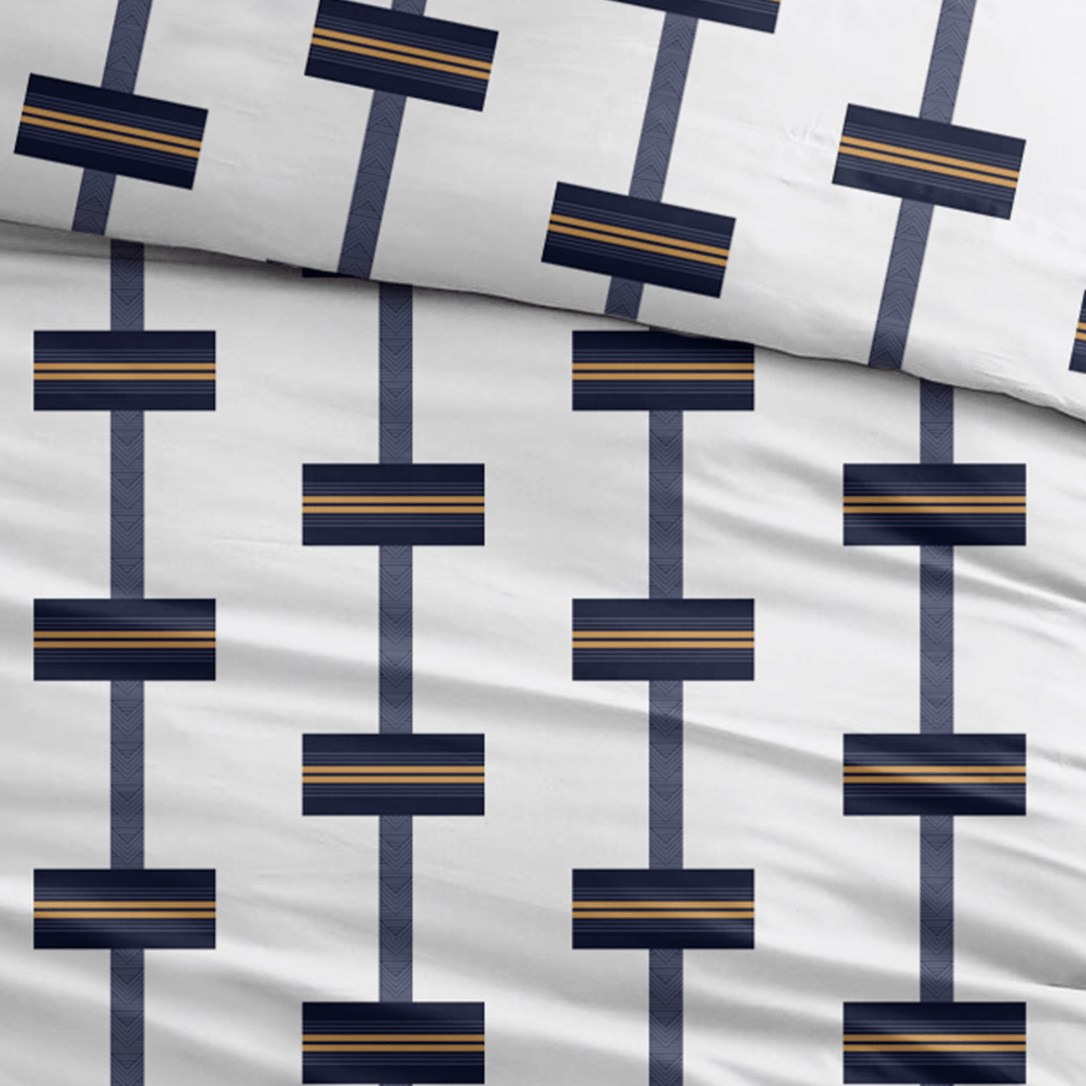 Sleepnight Bettbezug Baumwolle Betty Bleu