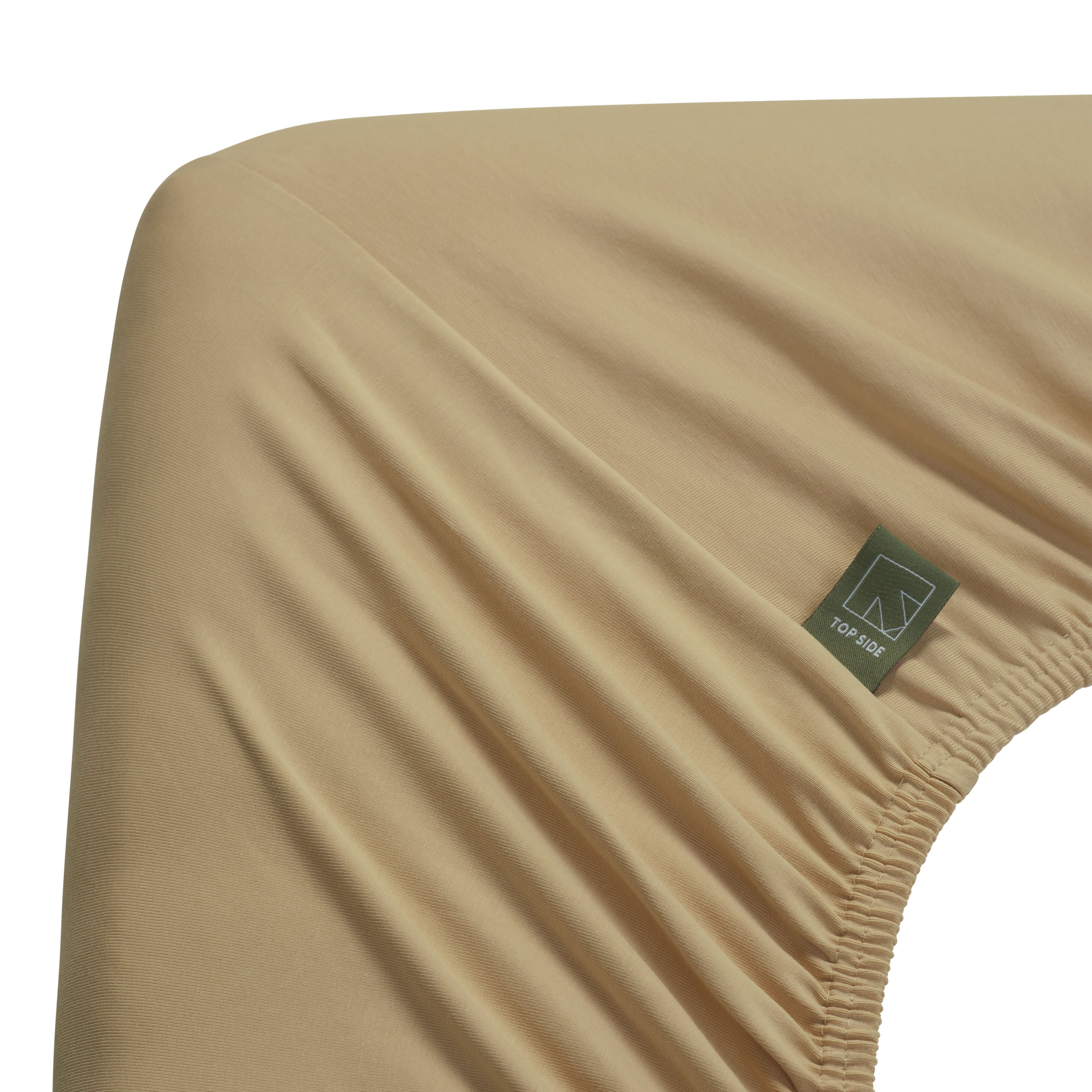 Beddinghouse hoeslaken jersey super stretch zand