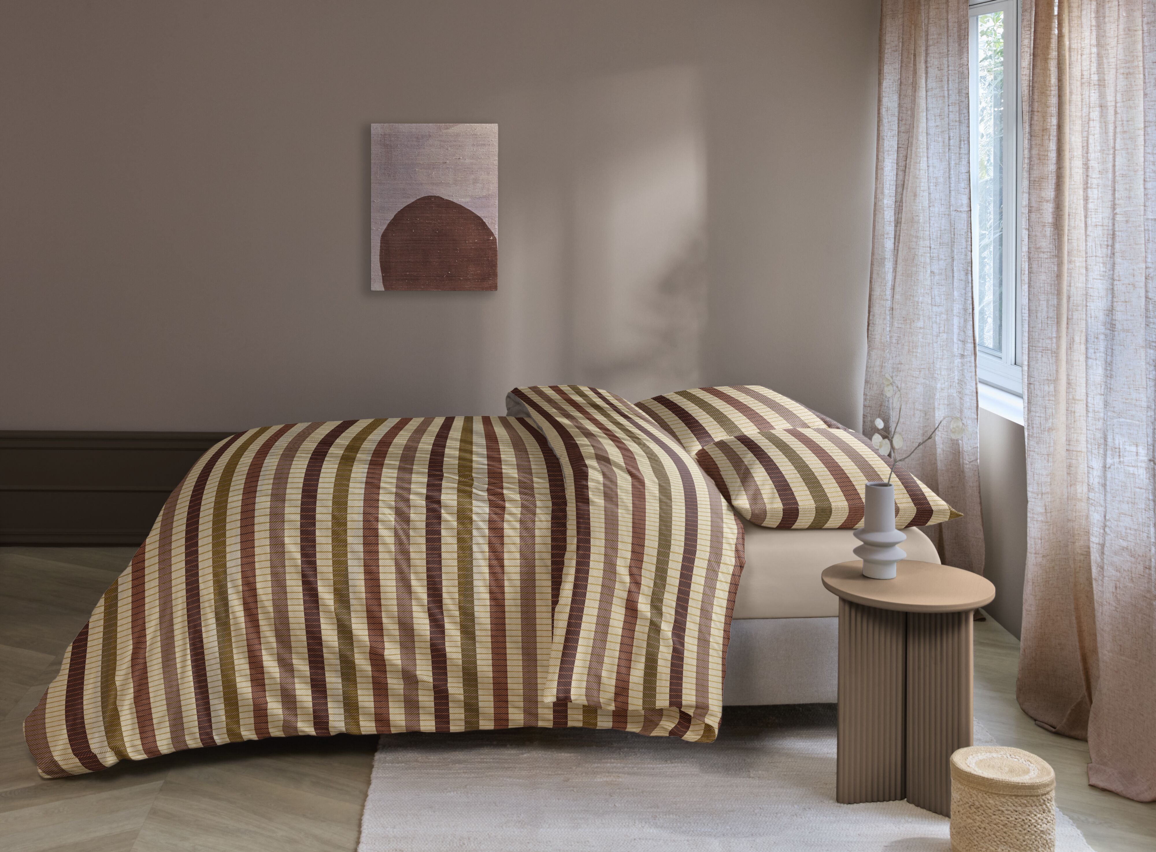 Beddinghouse dekbedovertrek flanel Bo Terra