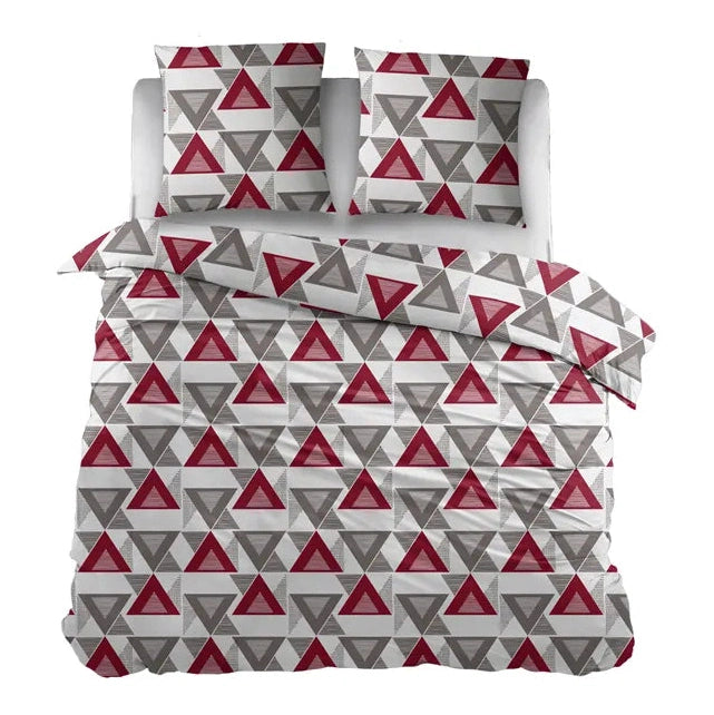 Ensemble de draps Sleepnight Coton Bobbie Rouge