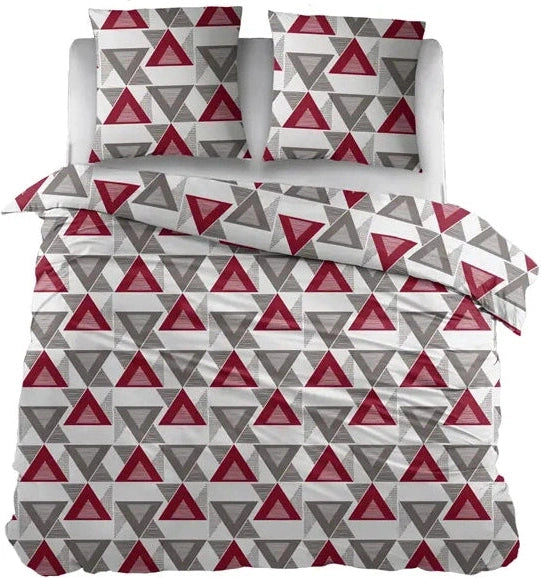 Sleepnight Baumwoll-Bettlaken-Set Bobbie Red