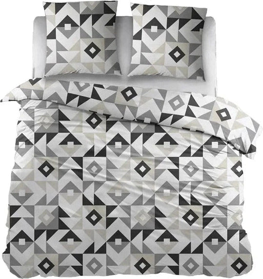 Sleepnight Baumwoll-Bettlaken-Set, Brit-Grau