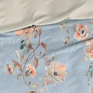 Satin d'Or Dekbedovertrek Satijn Charlotte Bleu