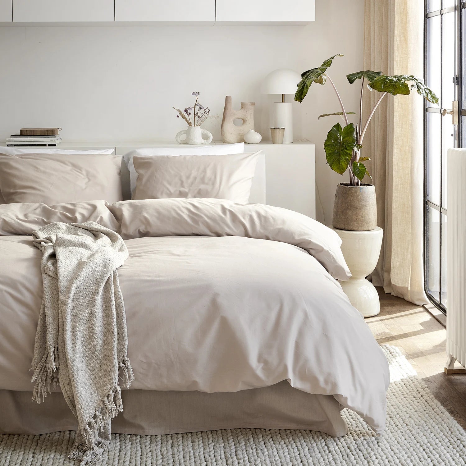 Cinderella Dekbedovertrek Katoen Weekend - Taupe