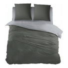 Sleepnight dekbedovertrek flanel double Face Grey