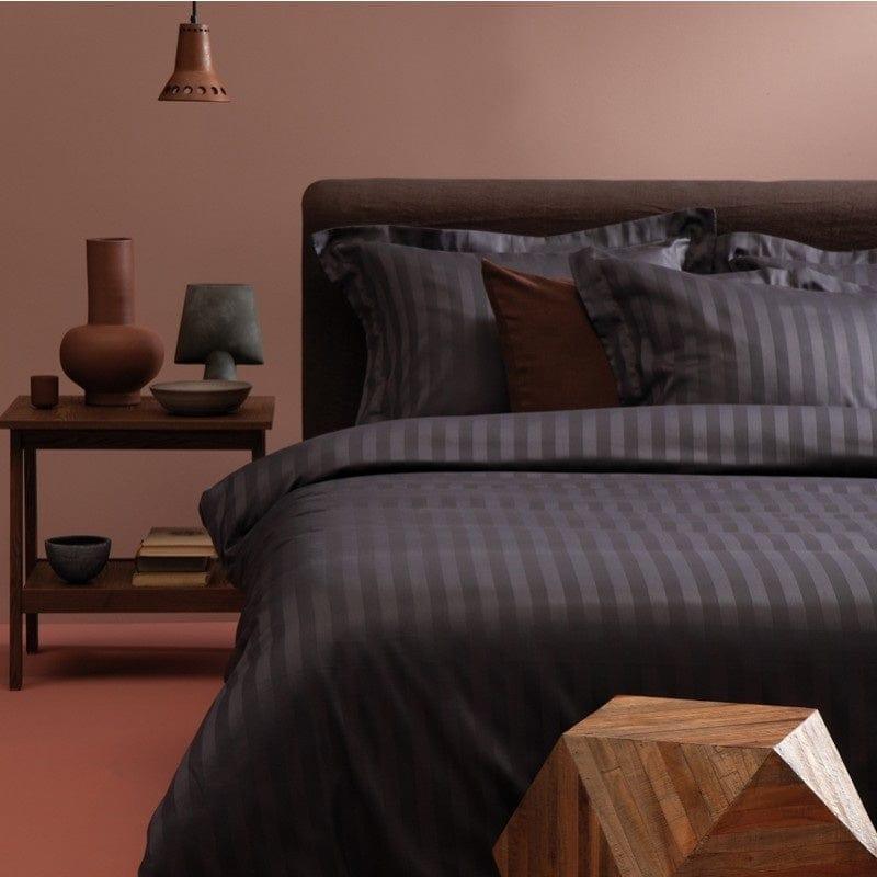 Damai Dekbedovertrek Dekbedovertrek Satijn Linea Graphite