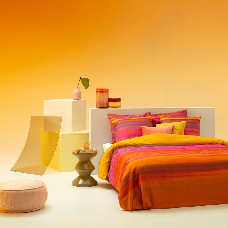 Damai Dekbedovertrek Dekbedovertrek Satijn Lucid Orange