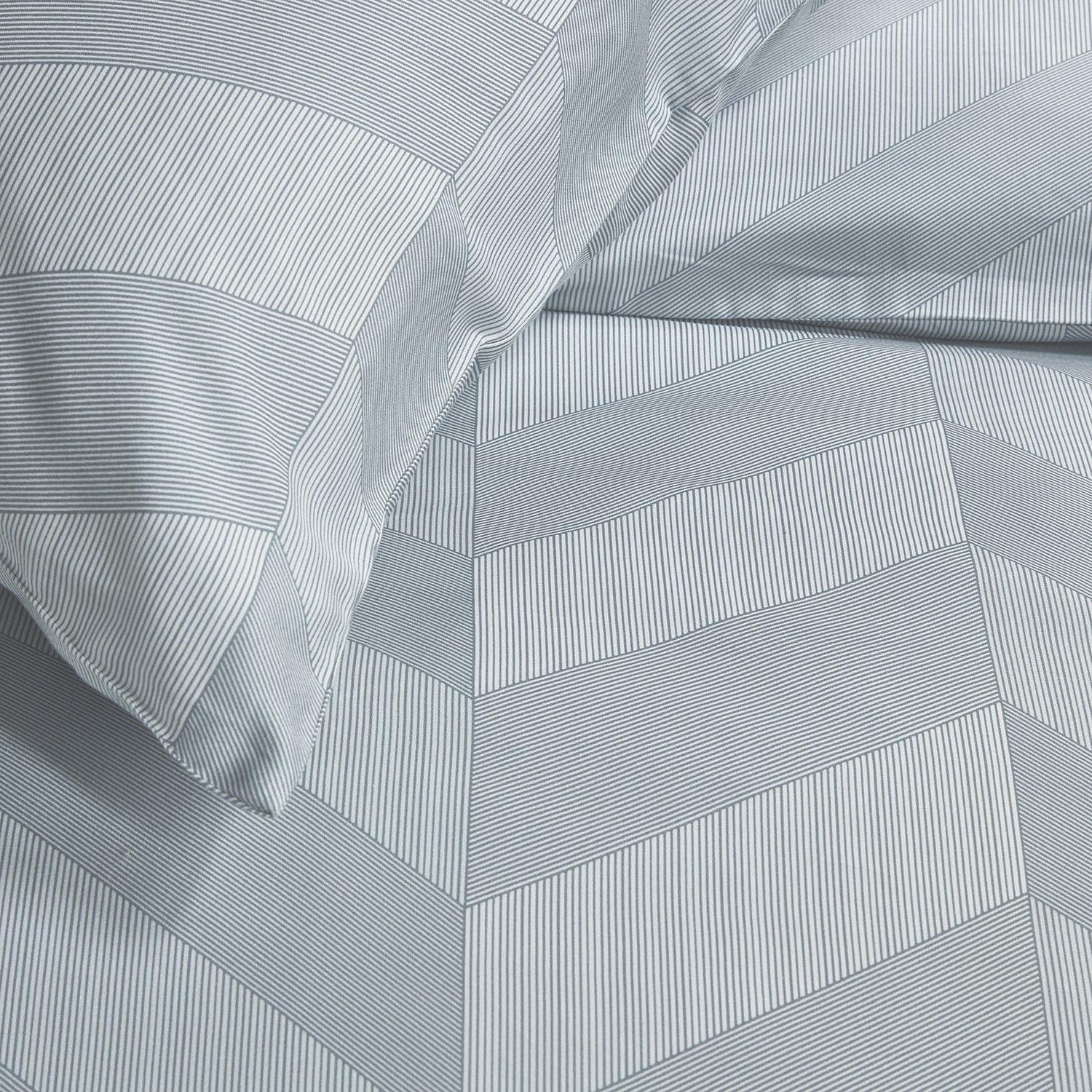 Damai Organic Dekbedovertrek Dekbedovertrek Bio Satijn Atomy Glacier