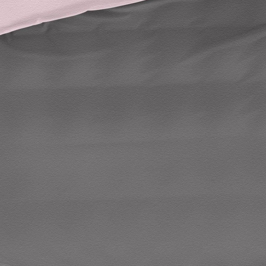 Romanette Dekbedovertrek Flanel Comtesse Antraciet Rose