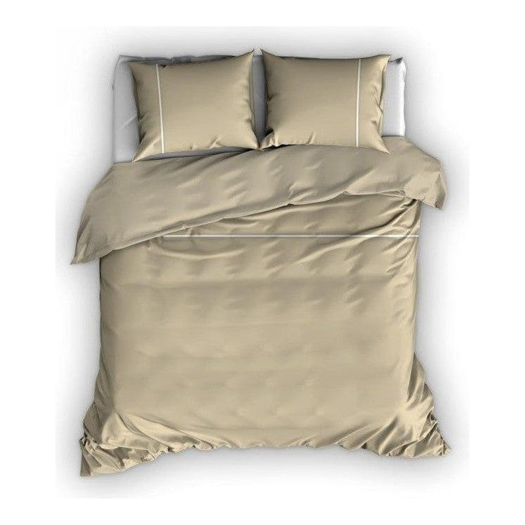 Cascina Colorini dekbedovertrek percale Divina Sand wit