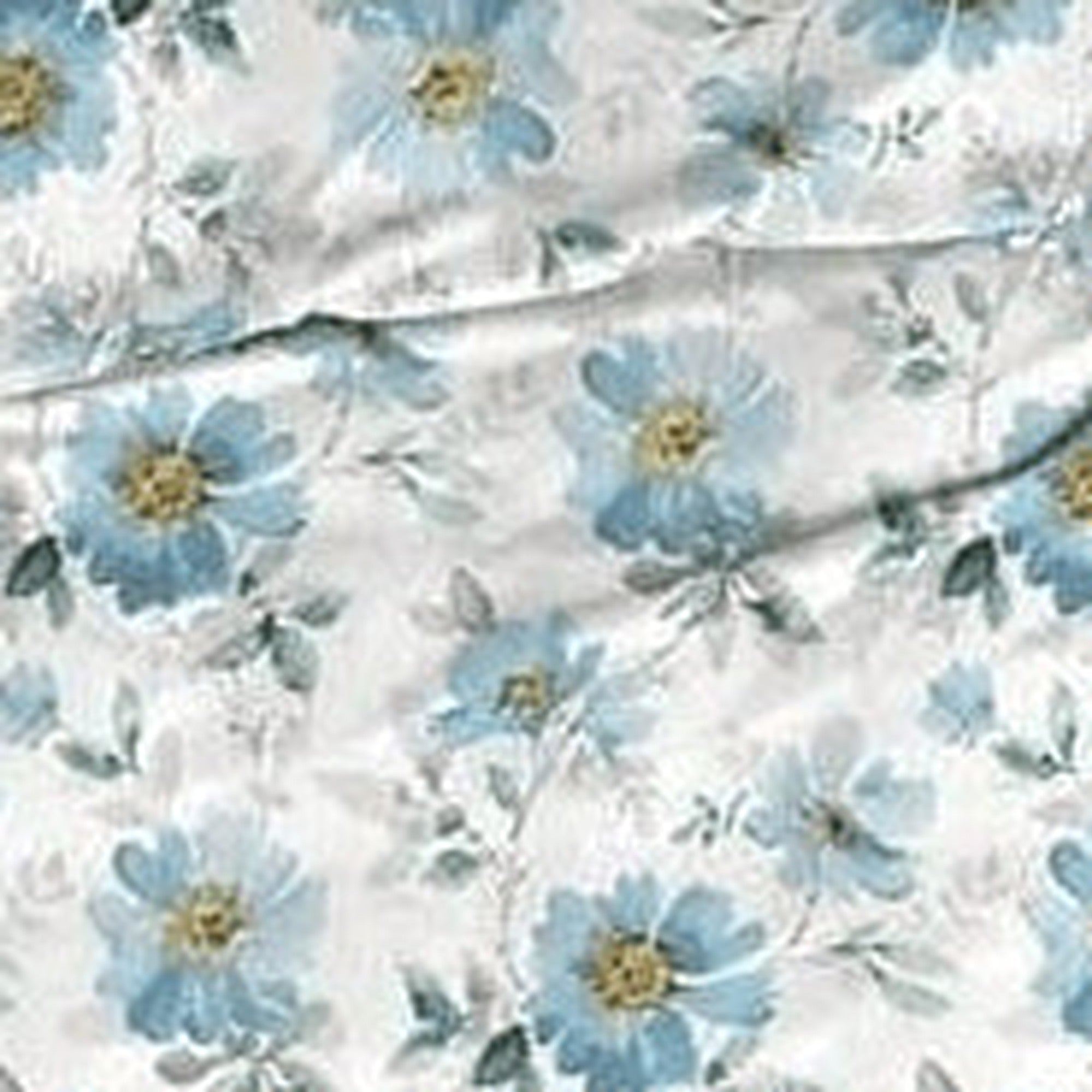 Satin d'Or dekbedovertrek satijn Rafaella Blue