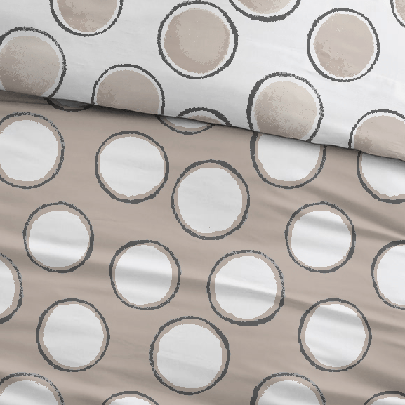 Sleepnight Lakenset Flanel Doris Taupe